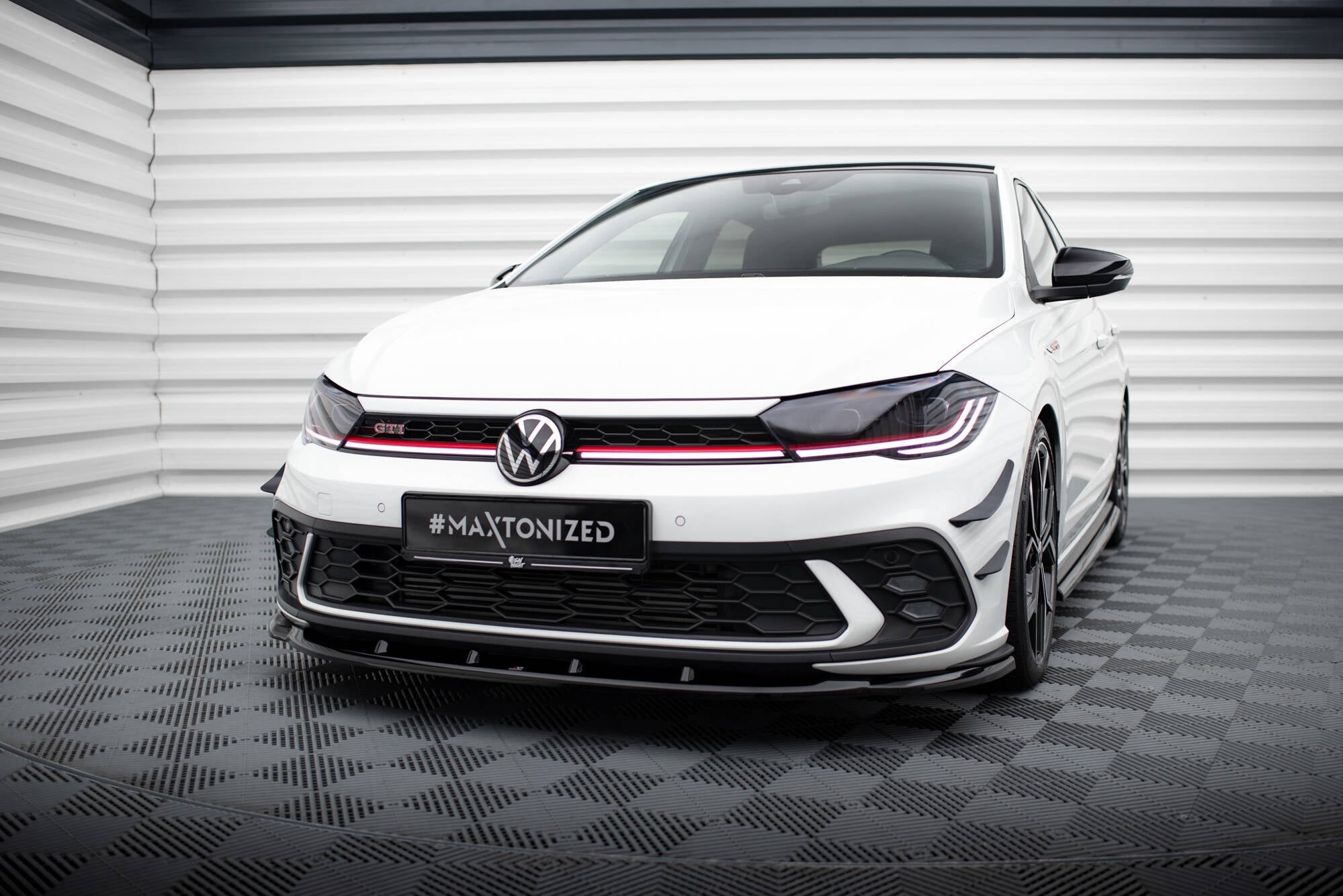 Maxton Design - Frontlippe V1 für VW Polo GTI Mk6 Facelift - Aerowerk.