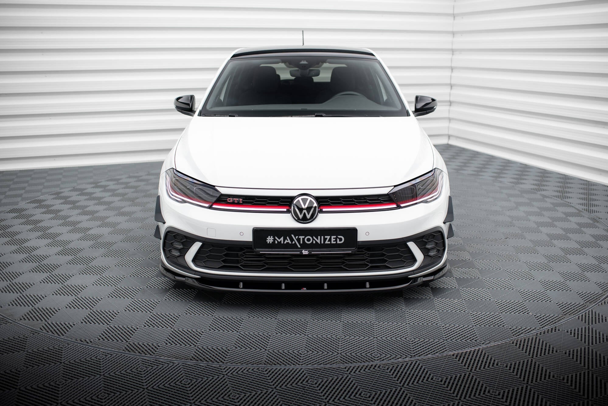 Maxton Design - Frontlippe V1 für VW Polo GTI Mk6 Facelift - Aerowerk.