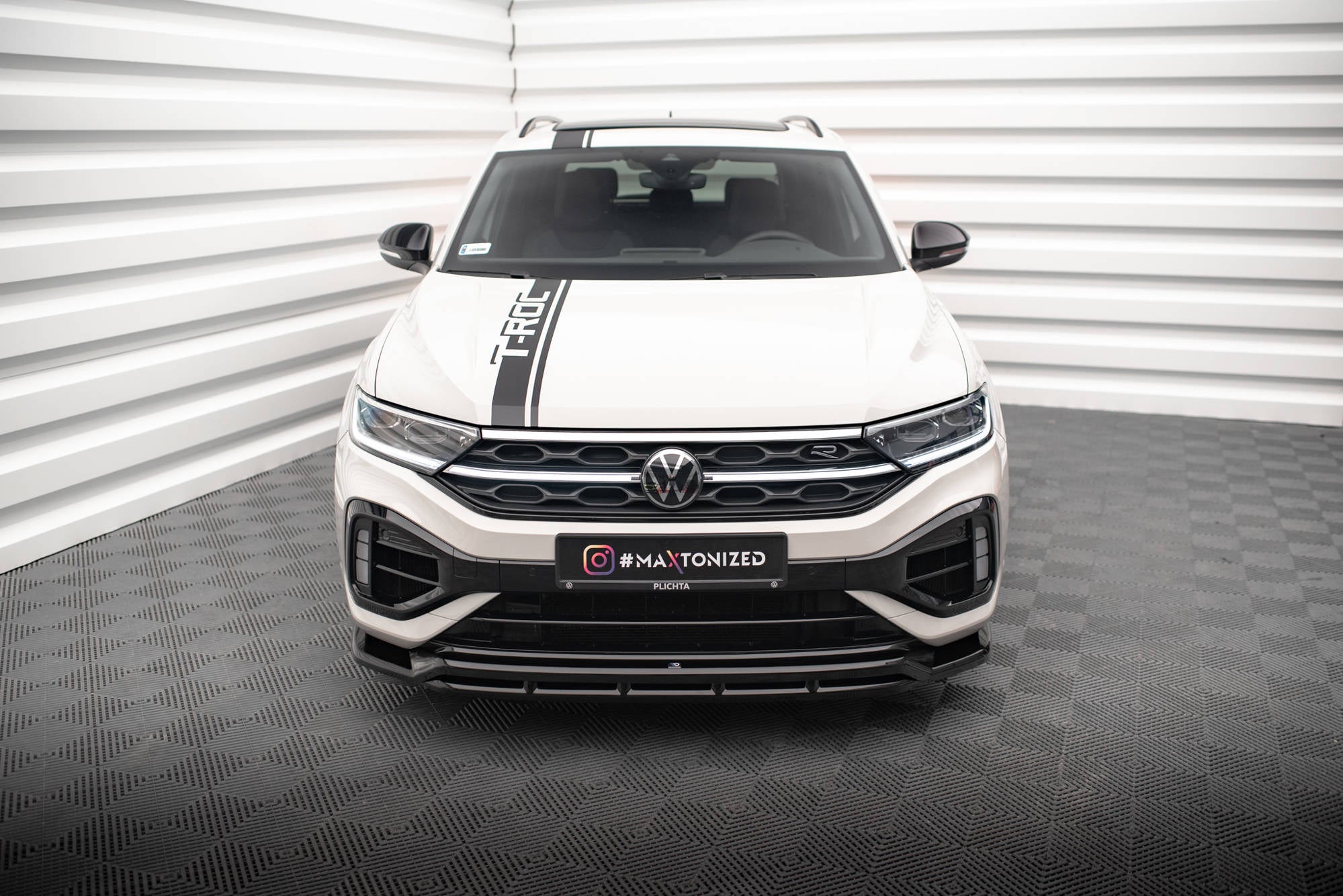 Maxton Design - Frontlippe V1 für VW T - Roc R / R - Line Mk1 Facelift - Aerowerk.
