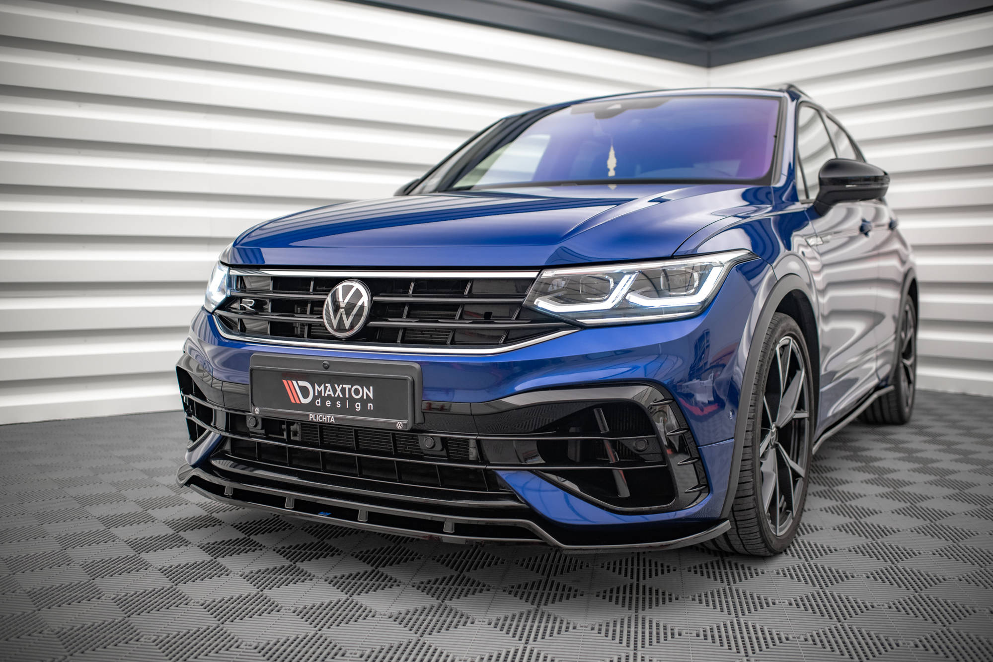 Maxton Design - Frontlippe V1 für VW Tiguan R / R - Line Mk2 Facelift - Aerowerk.