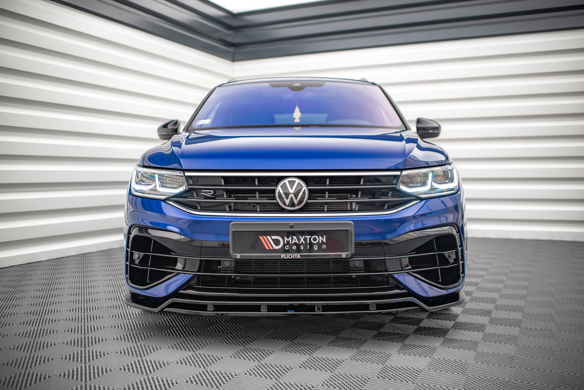 Maxton Design - Frontlippe V1 für VW Tiguan R / R - Line Mk2 Facelift - Aerowerk.