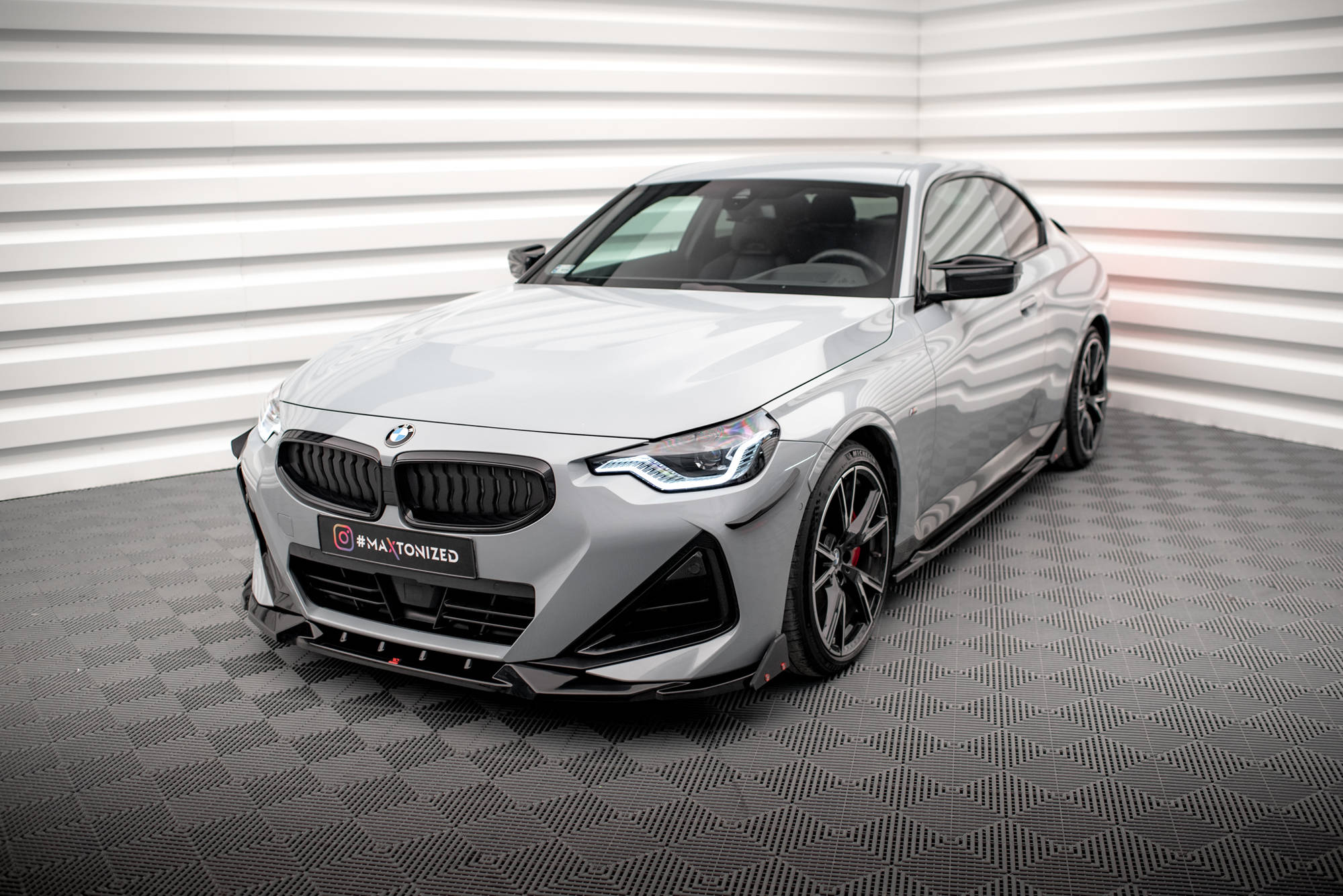 Maxton Design - Frontlippe V2 + Flaps für BMW 2 Coupe M - Paket / M240i G42 - Aerowerk.