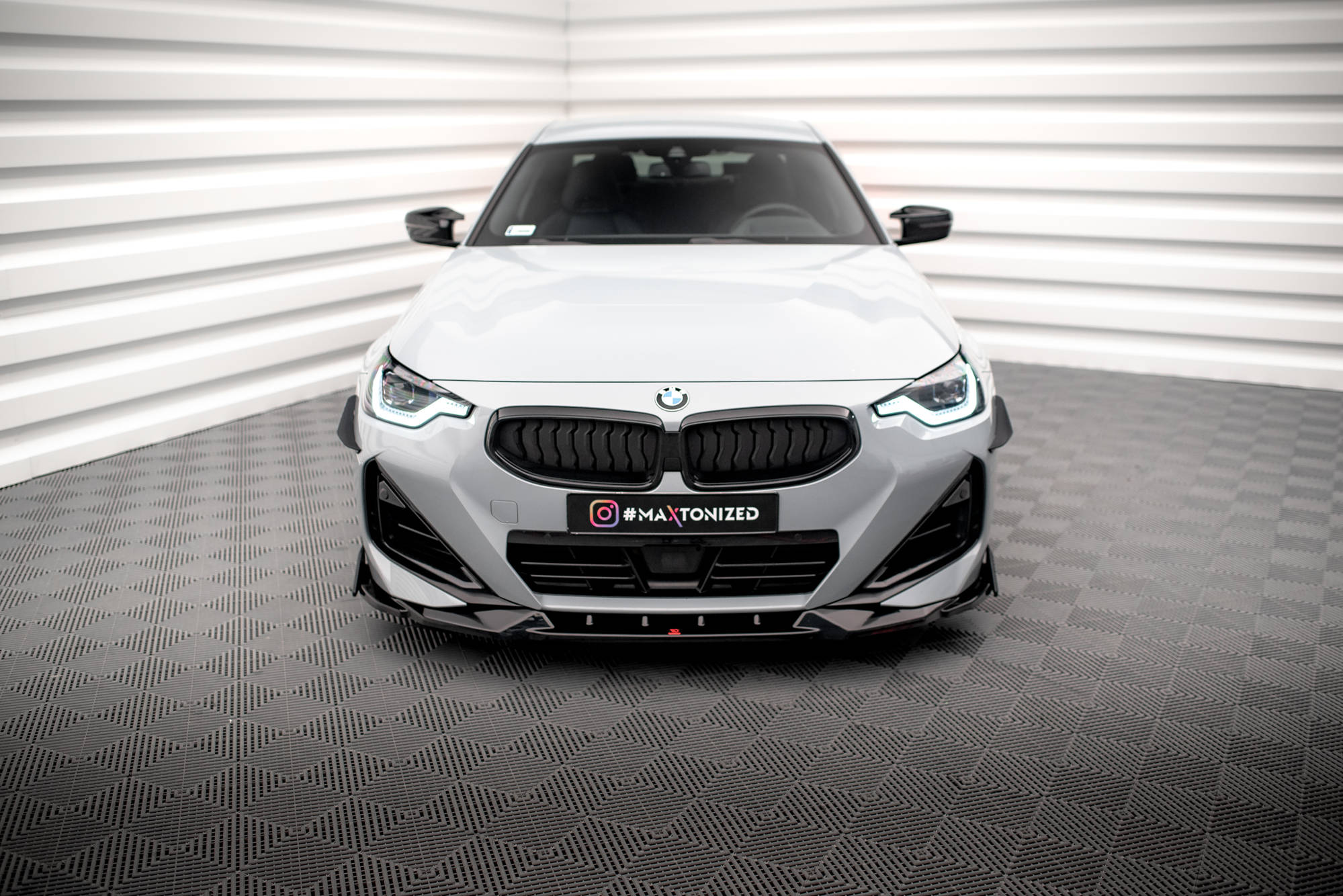 Maxton Design - Frontlippe V2 + Flaps für BMW 2 Coupe M - Paket / M240i G42 - Aerowerk.