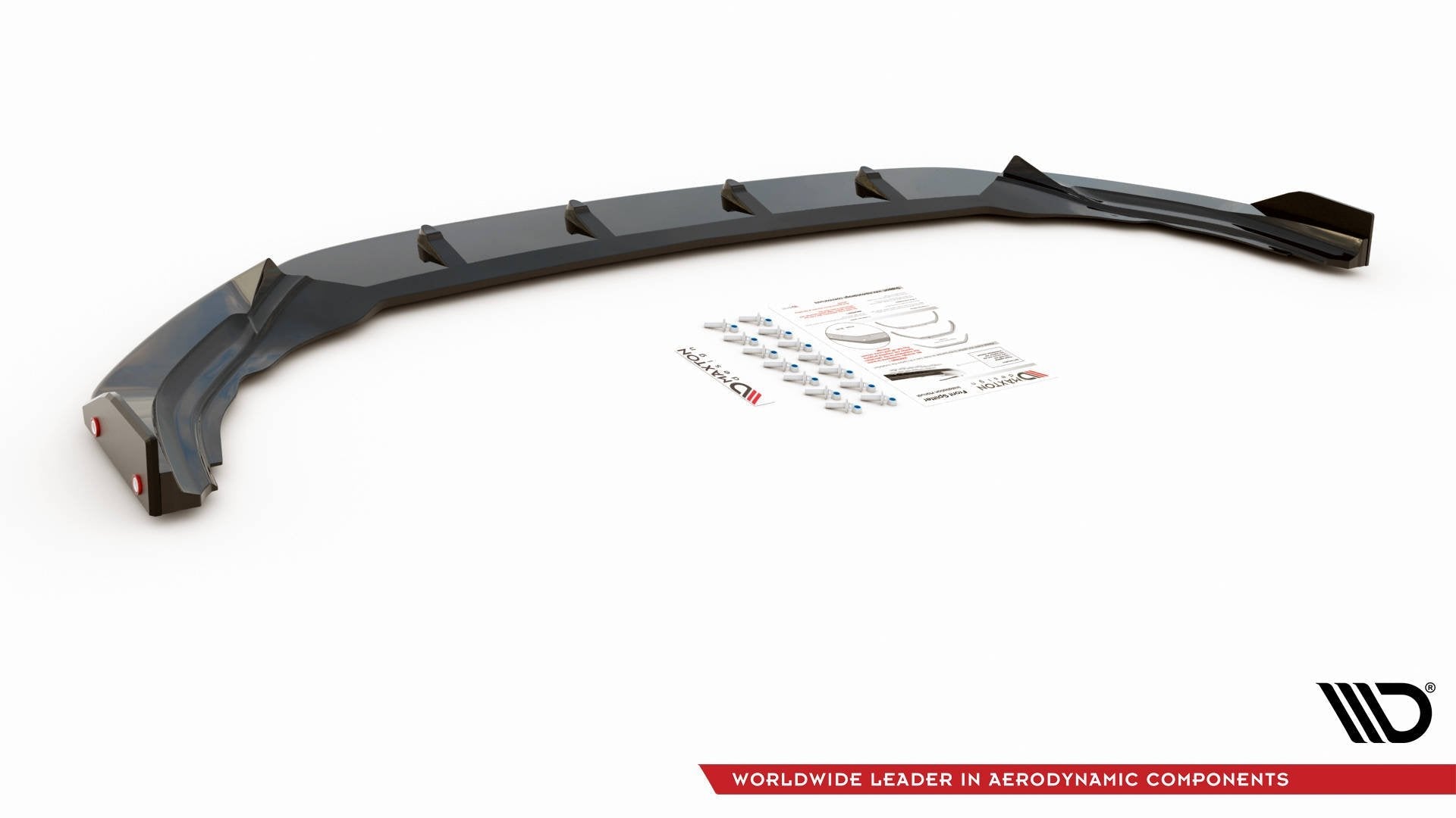 Maxton Design - Frontlippe V2 + Flaps für VW Golf R Mk8 - Aerowerk.