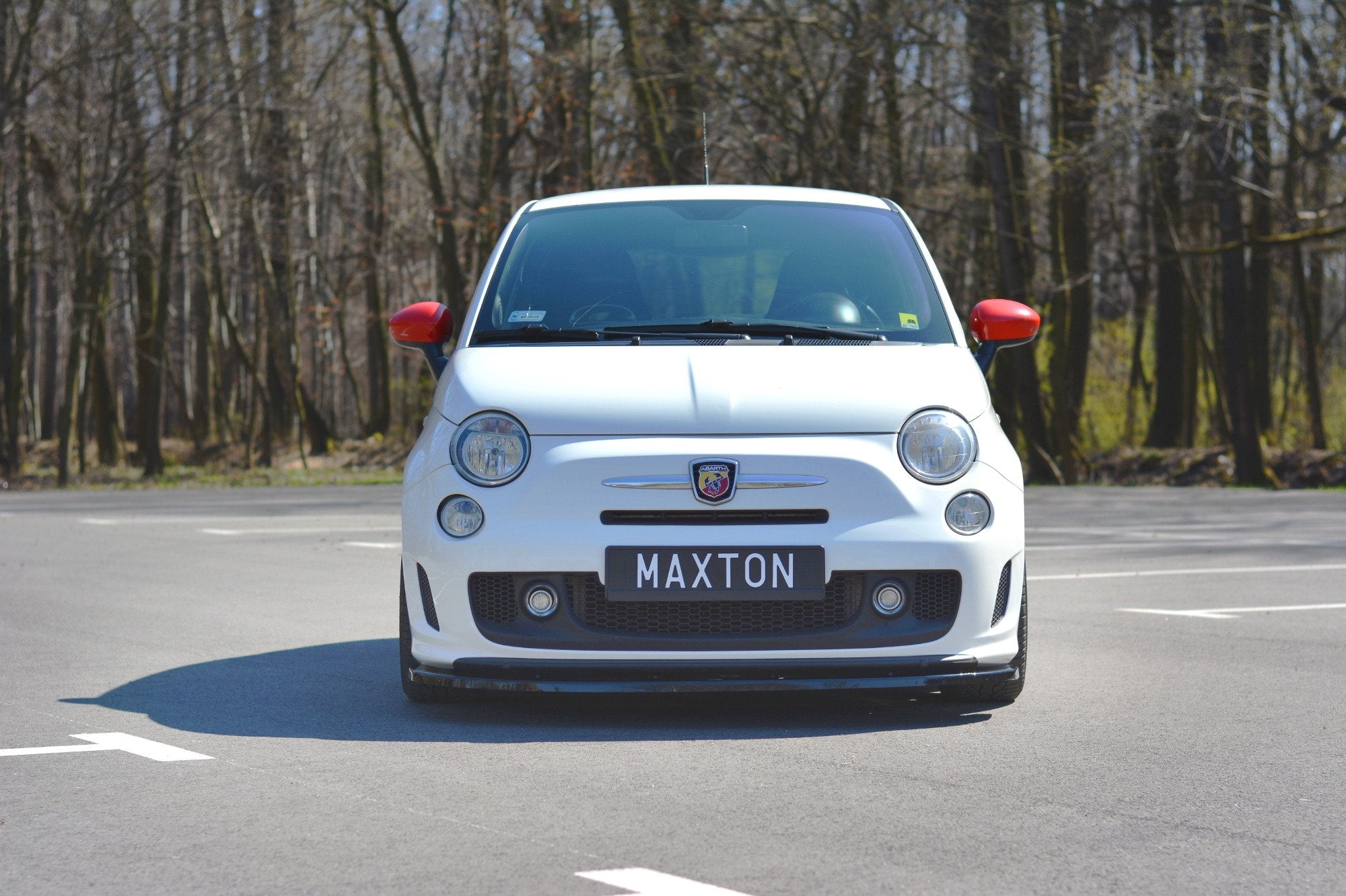 Maxton Design - Frontlippe V2 für Abarth 500 Mk1 - Aerowerk.