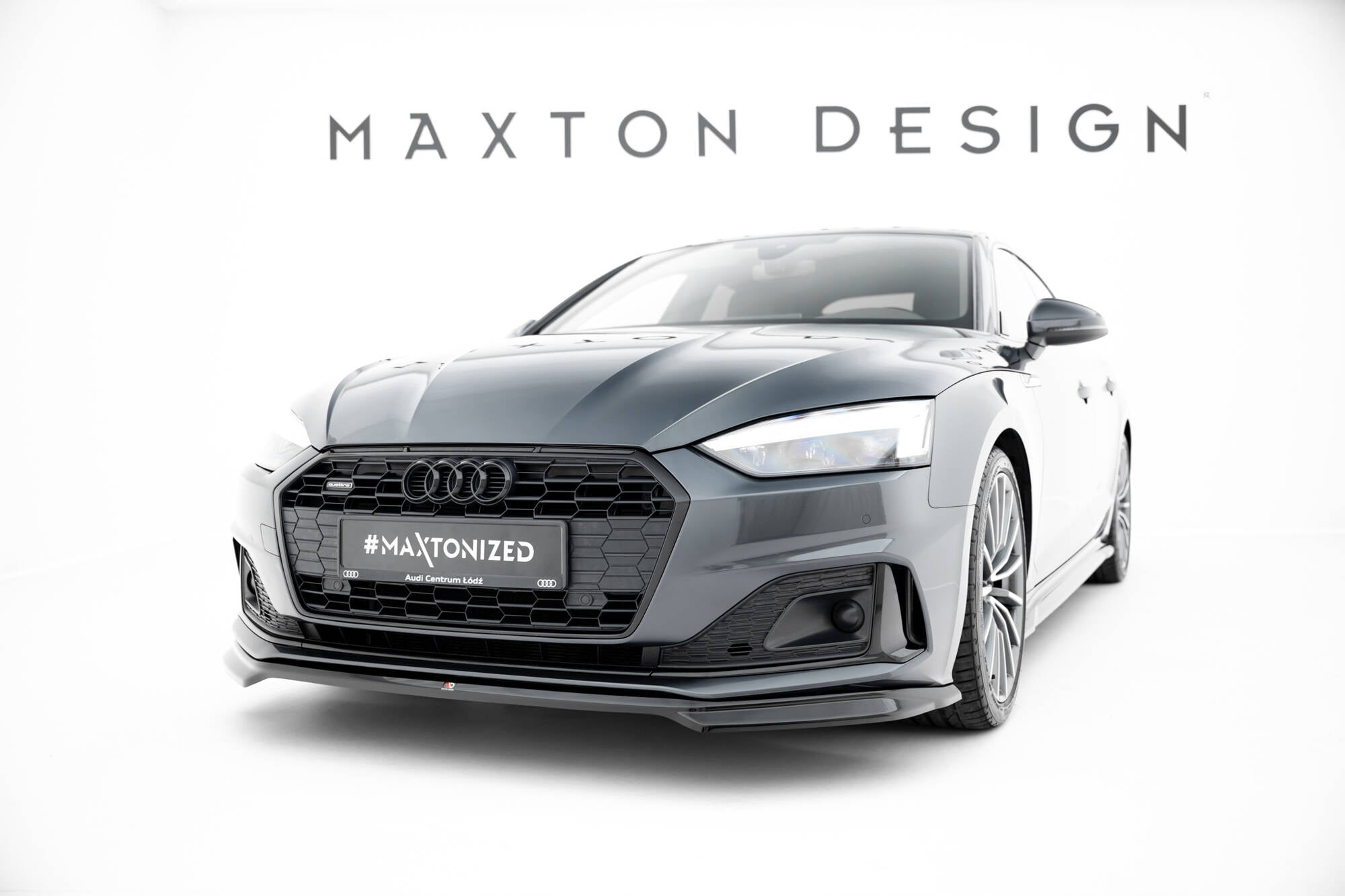 Maxton Design - Frontlippe V2 für Audi A5 F5 Facelift - Aerowerk.