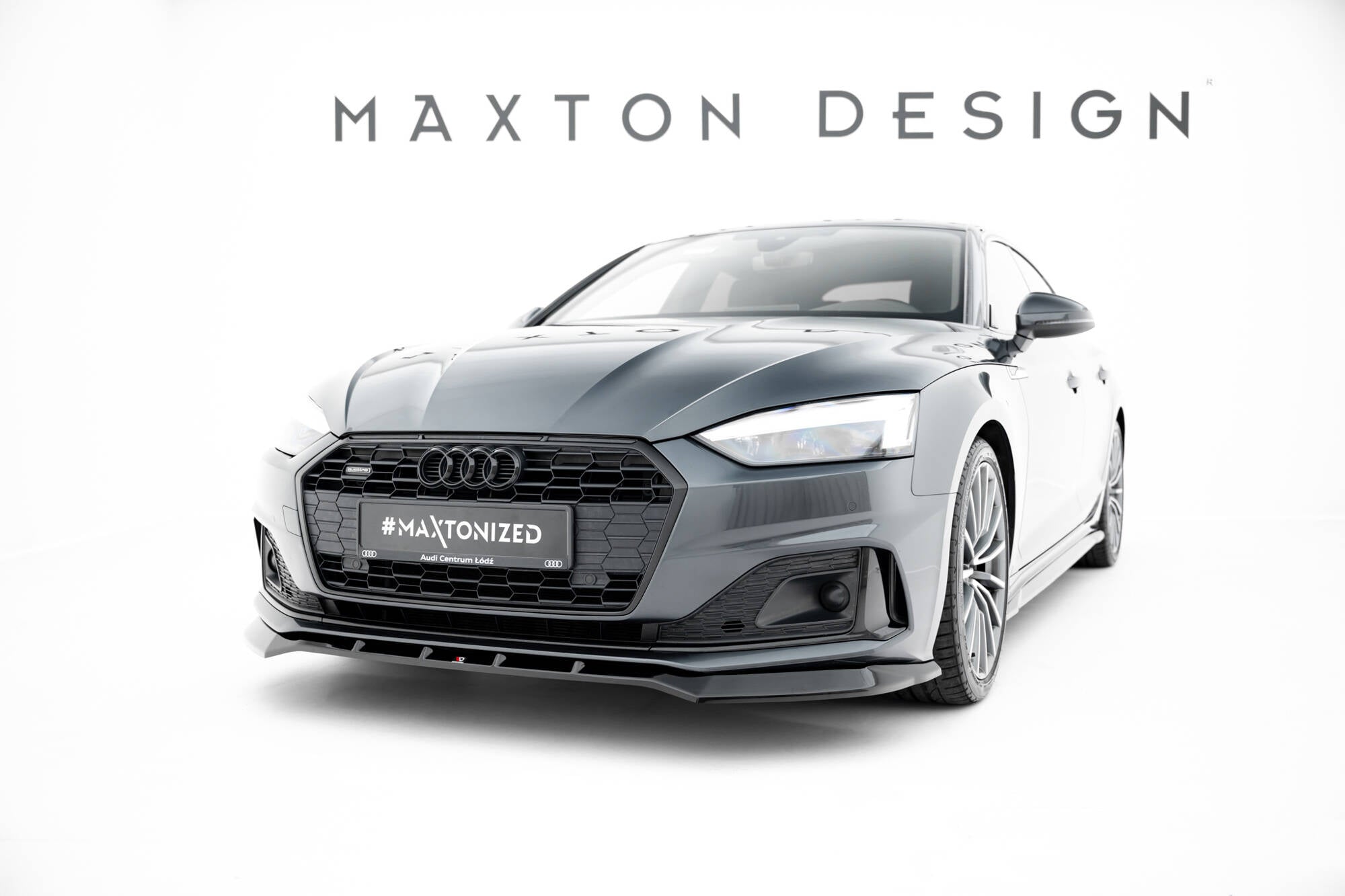 Maxton Design - Frontlippe V2 für Audi A5 F5 Facelift - Aerowerk.