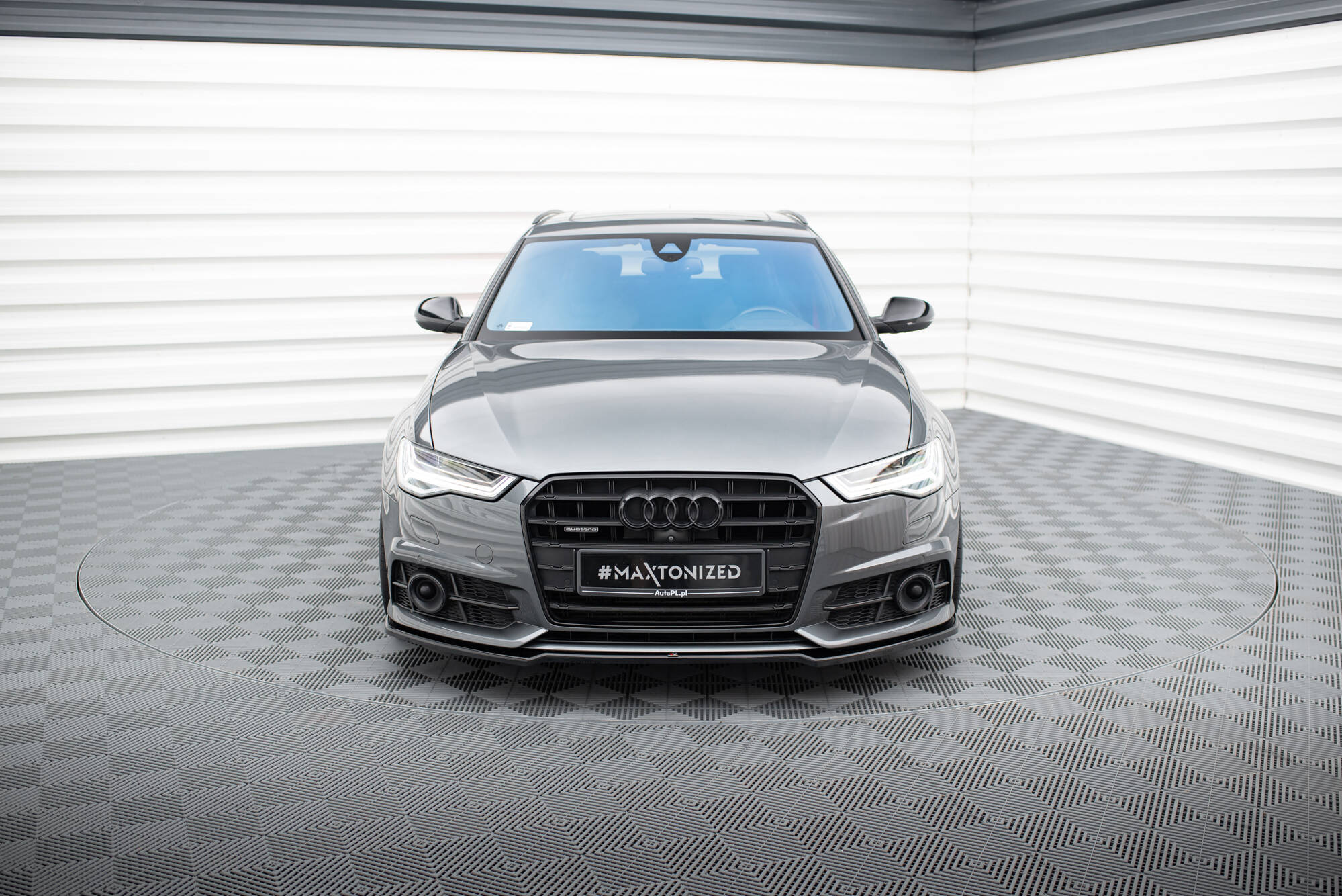 Maxton Design - Frontlippe V2 für Audi A6 / A6 C7 S - line/ S6 C7 Facelift - Aerowerk.