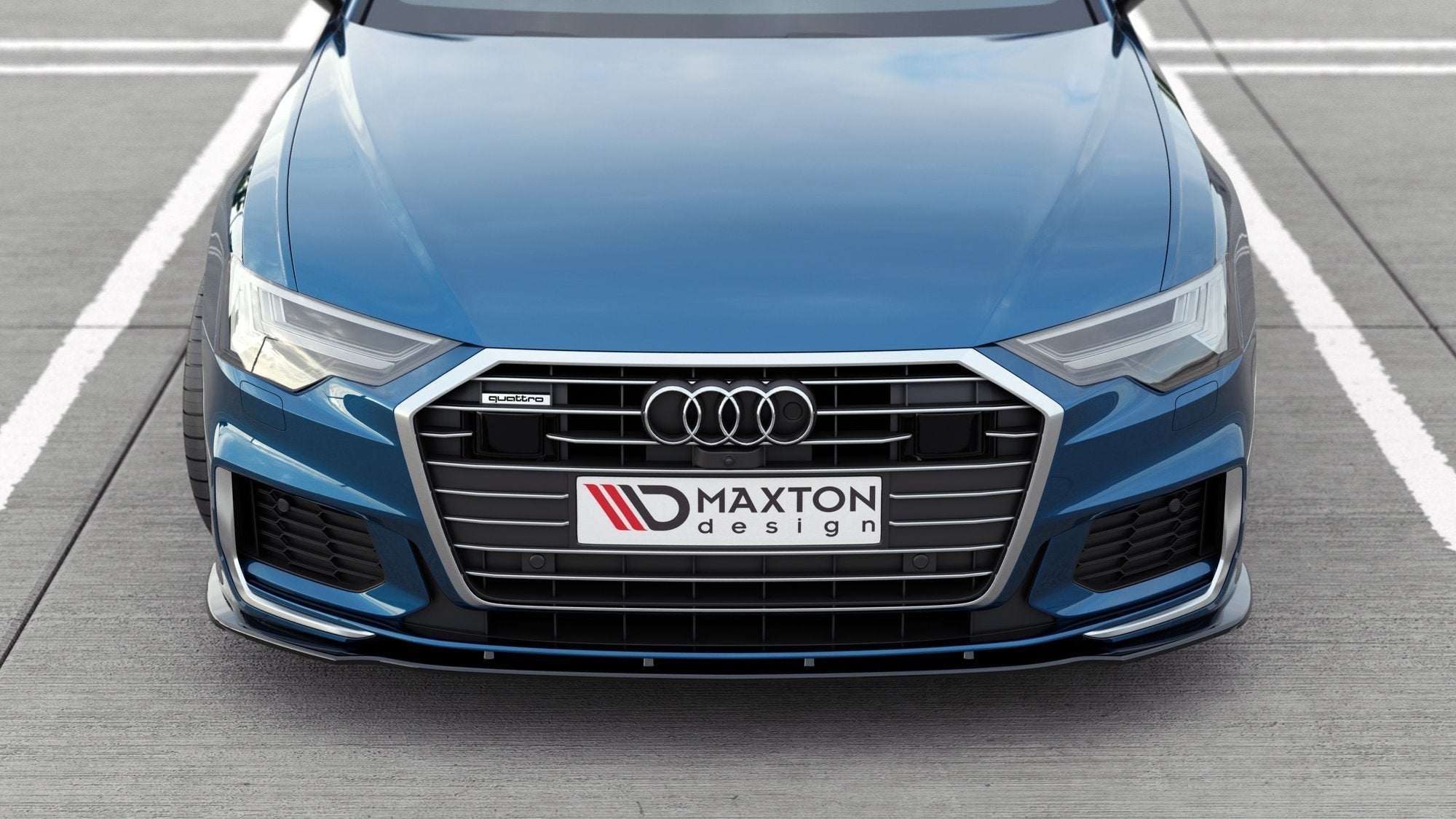 Maxton Design - Frontlippe V2 für Audi A6 S - Line / S6 C8 / C8 Facelift - Aerowerk.