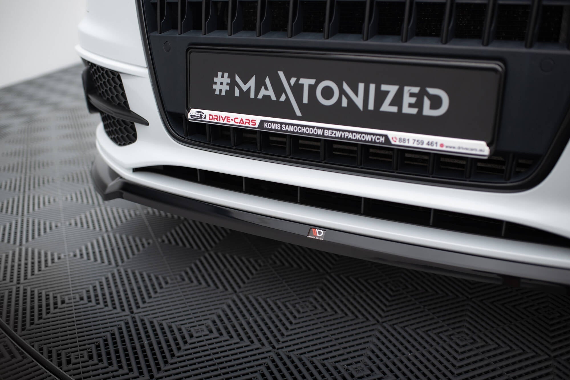 Maxton Design - Frontlippe V2 für Audi Q3 S - line 8U - Aerowerk.