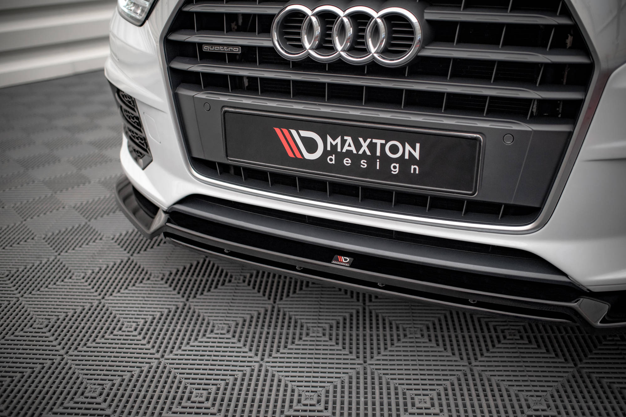Maxton Design - Frontlippe V2 für Audi Q3 Sport 8U Facelift - Aerowerk.