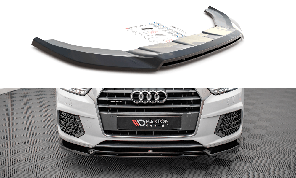 Maxton Design - Frontlippe V2 für Audi Q3 Sport 8U Facelift - Aerowerk.