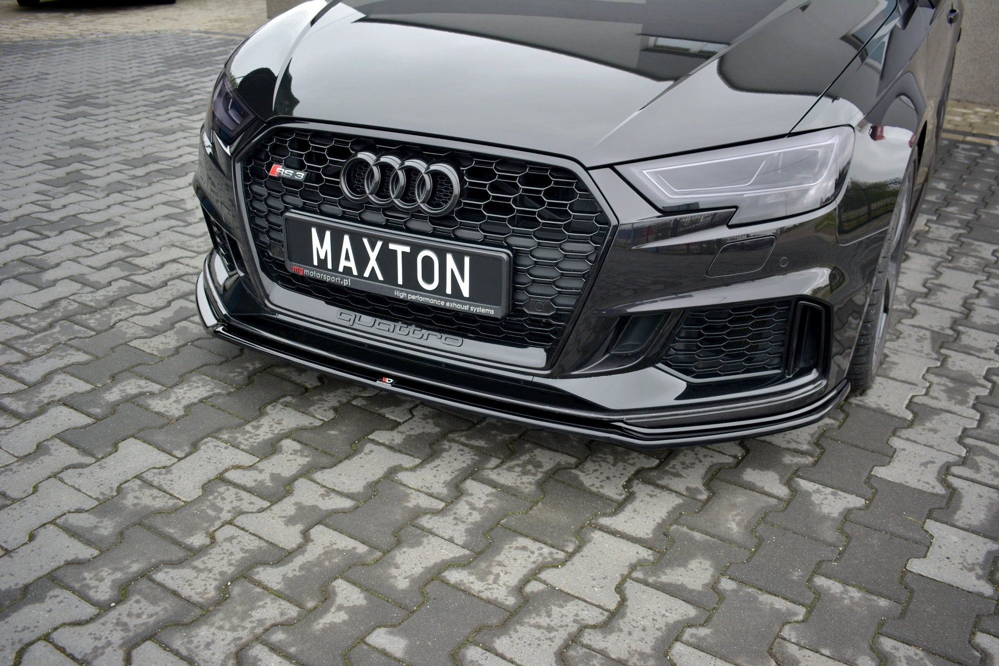 Maxton Design - Frontlippe V2 für Audi RS3 8V FL Sportback - Aerowerk.