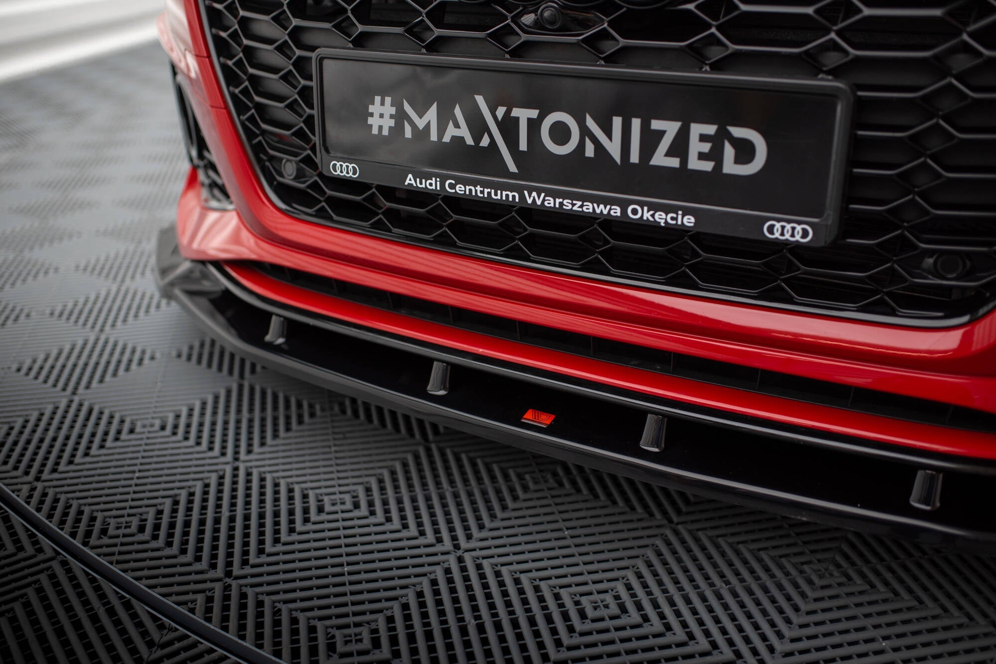 Maxton Design - Frontlippe V2 für Audi RS4 B9 Facelift - Aerowerk.