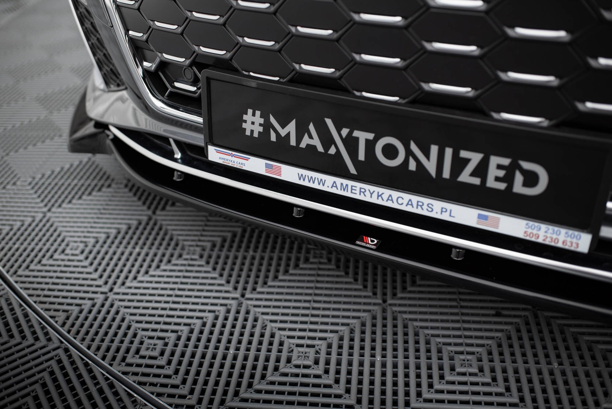 Maxton Design - Frontlippe V2 für Audi S5 / A5 S - Line F5 Facelift - Aerowerk.