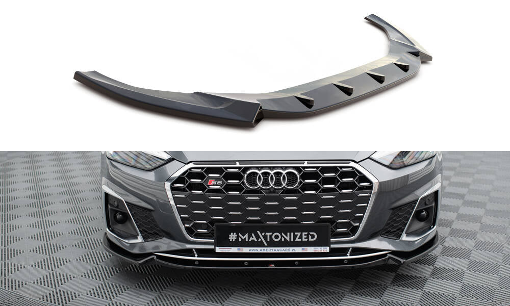 Maxton Design - Frontlippe V2 für Audi S5 / A5 S - Line F5 Facelift - Aerowerk.