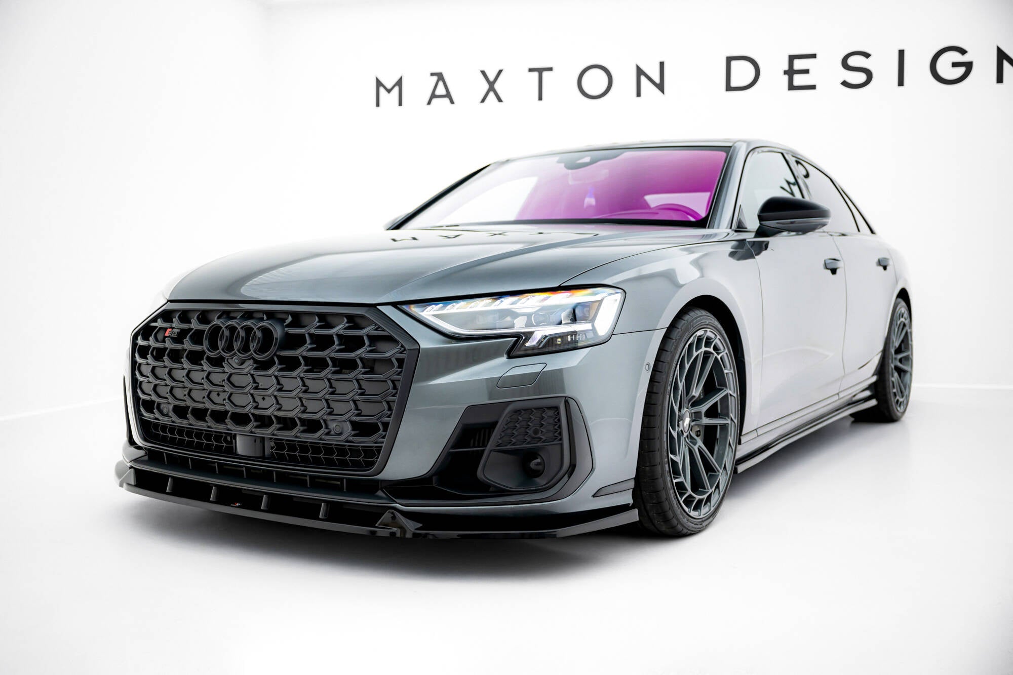 Maxton Design - Frontlippe V2 für Audi S8 / A8 S - Line D5 Facelift - Aerowerk.