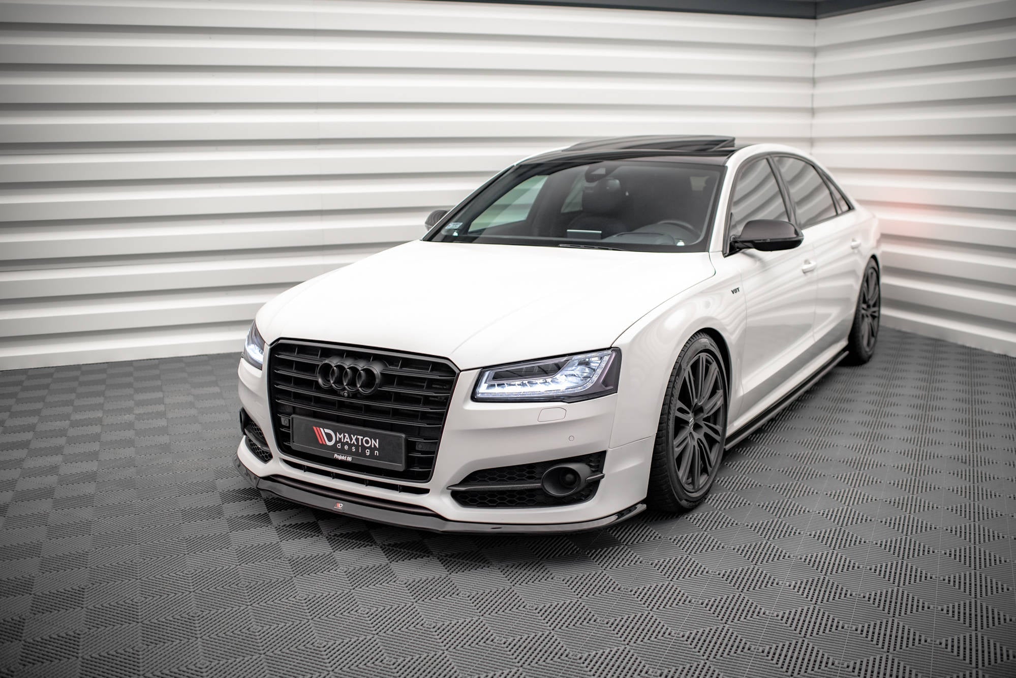 Maxton Design - Frontlippe V2 für Audi S8 D4 FL - Aerowerk.