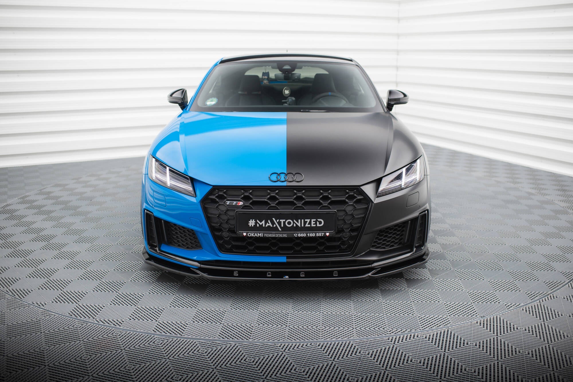 Maxton Design - Frontlippe V2 für Audi TT S / TT S - Line 8S Facelift - Aerowerk.