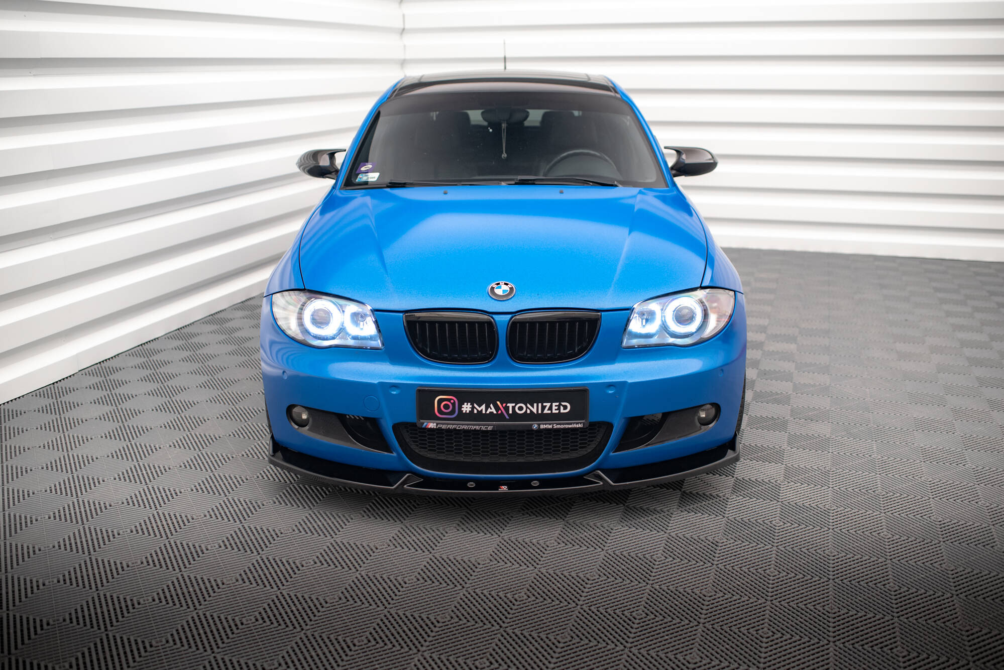Maxton Design - Frontlippe V.2 für BMW 1er M - Paket E87 / E81 Facelift - Aerowerk.