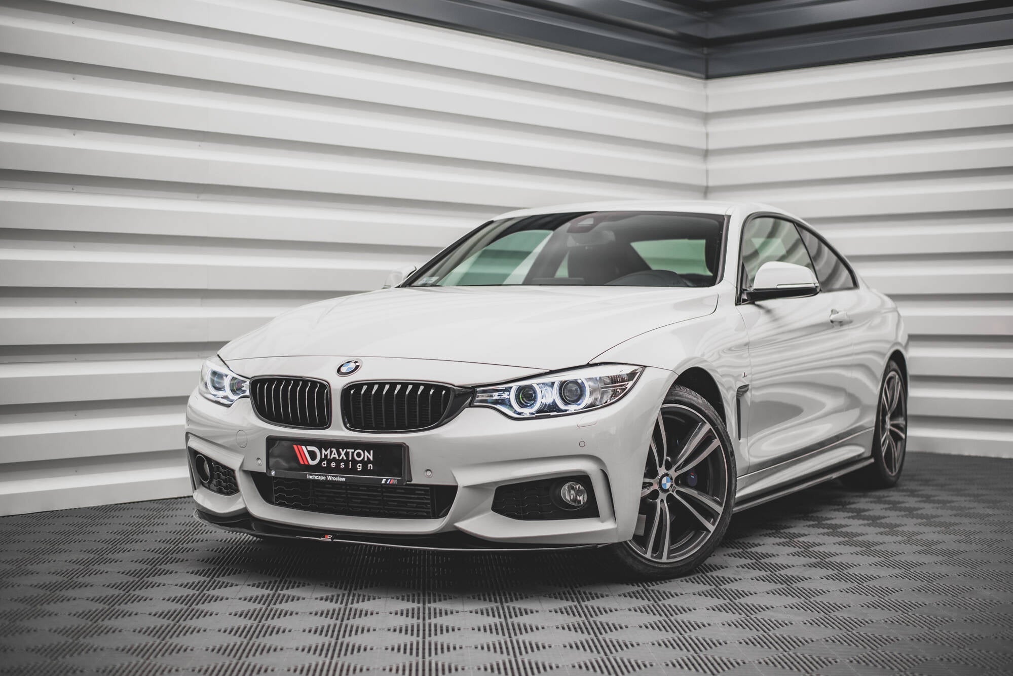 Maxton Design - Frontlippe V2 für BMW 4er Coupe / Gran Coupe / Cabrio M - Paket F32 / F36 / F33 - Aerowerk.