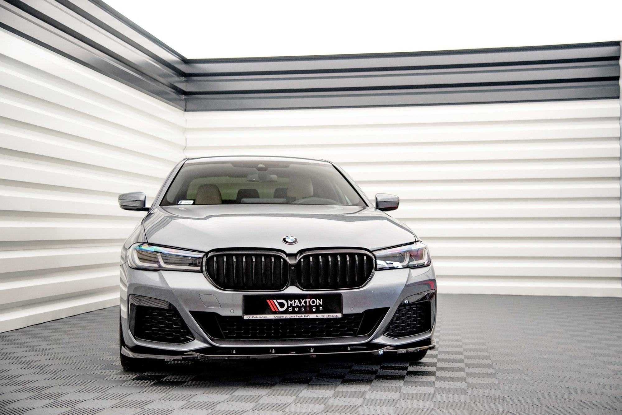 Maxton Design - Frontlippe V2 für BMW 5er M - Paket / M550i / M550d G30 Facelift - Aerowerk.