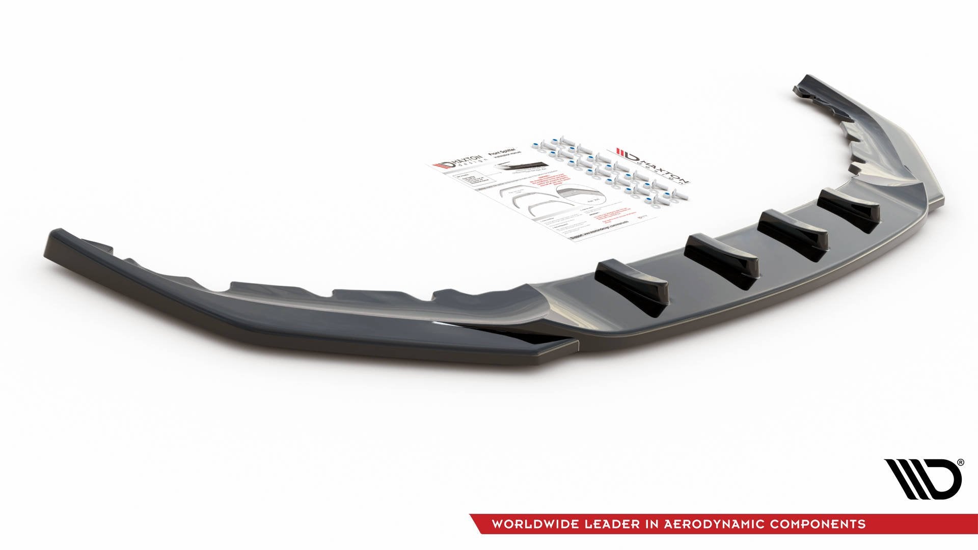 Maxton Design - Frontlippe V2 für BMW 5er M - Paket / M550i / M550d G30 Facelift - Aerowerk.