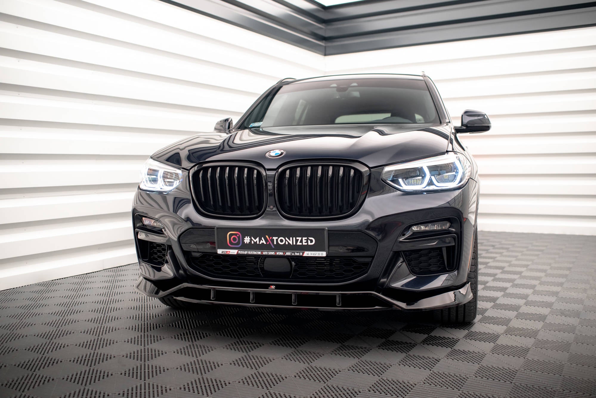 Maxton Design - Frontlippe V2 für BMW X3 M40d / M40i / M - Paket G01 - Aerowerk.