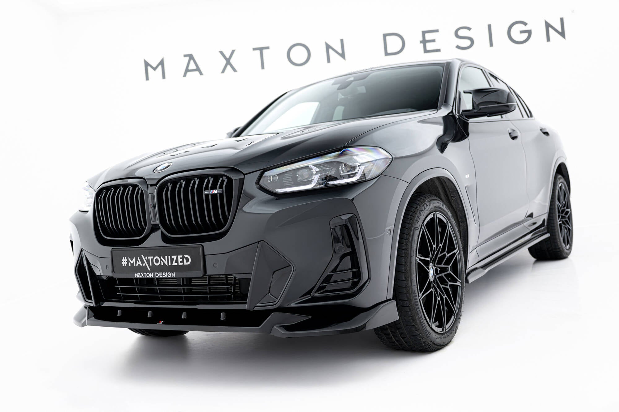 Maxton Design - Frontlippe V2 für BMW X4 M - Paket G02 Facelift - Aerowerk.