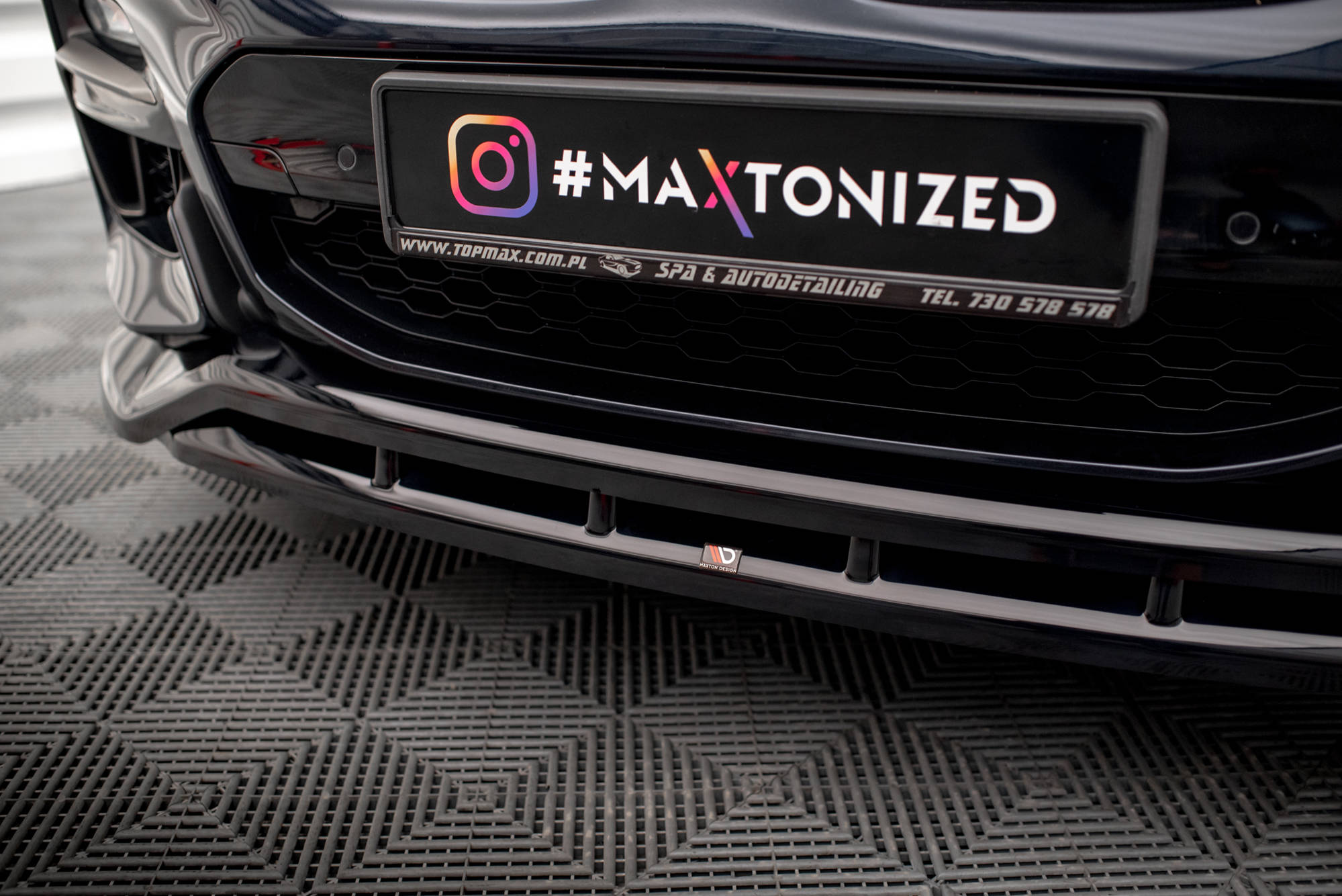 Maxton Design - Frontlippe V2 für BMW X4 M - Paket G02 - Aerowerk.