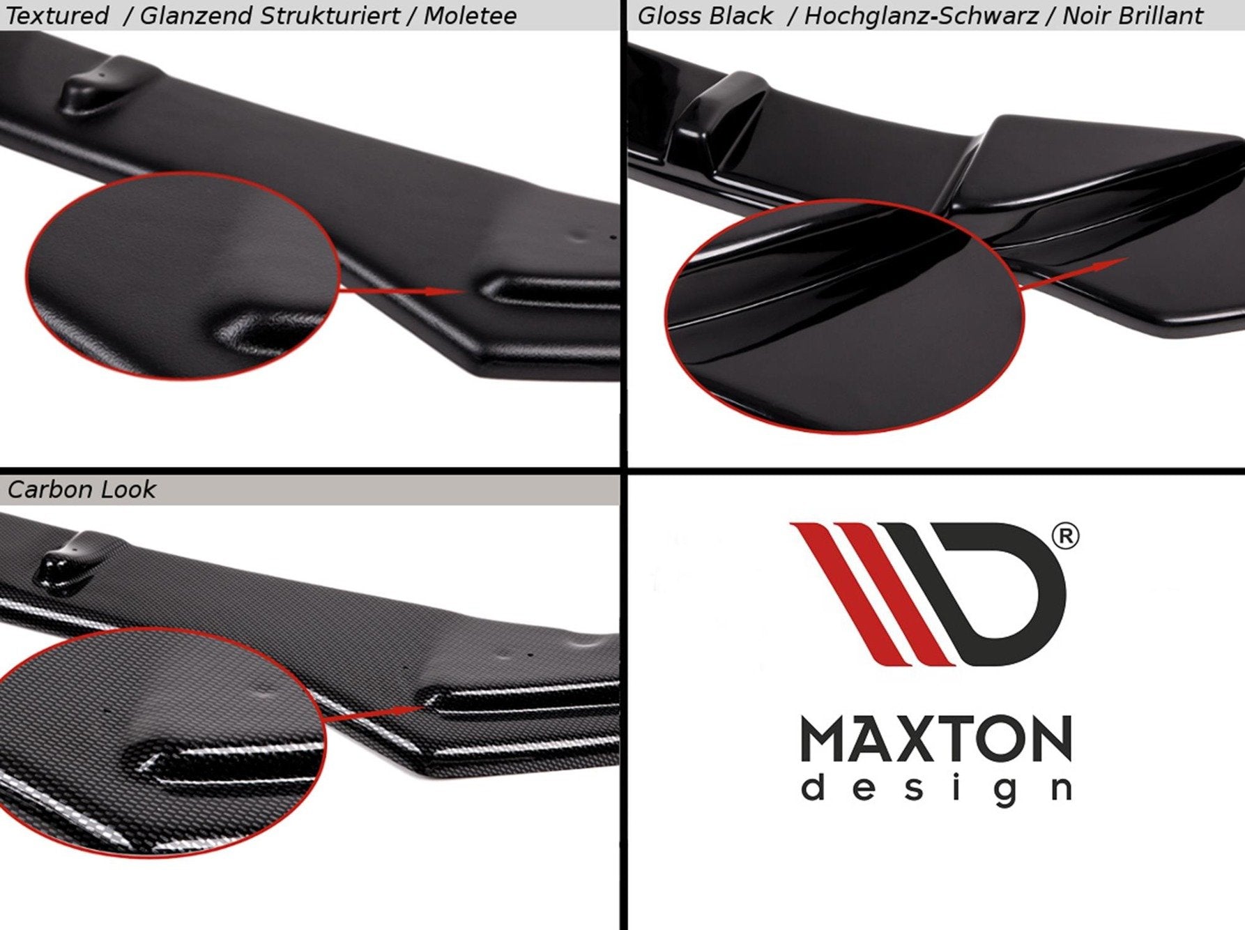 Maxton Design - Frontlippe V2 für BMW X5M F95 - Aerowerk.