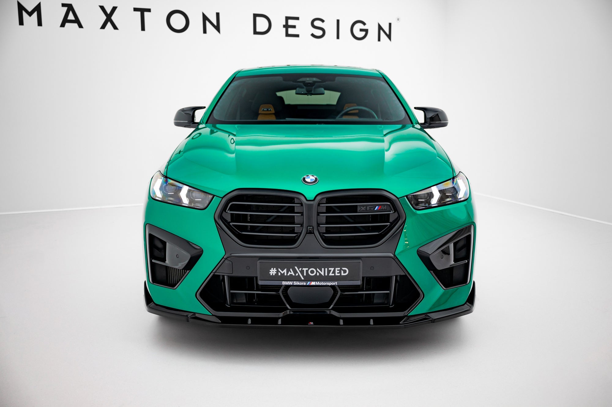 Maxton Design - Frontlippe V2 für BMW X6 M F96 Facelift - Aerowerk.