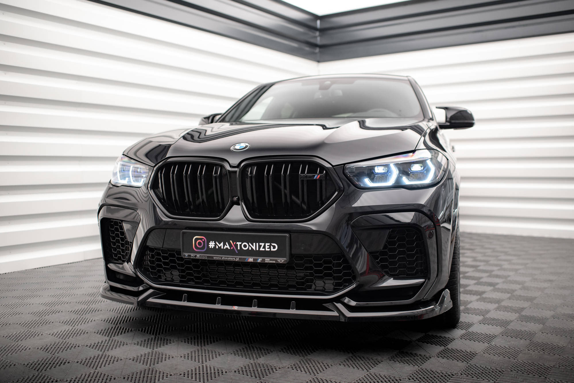 Maxton Design - Frontlippe V2 für BMW X6 M F96 - Aerowerk.