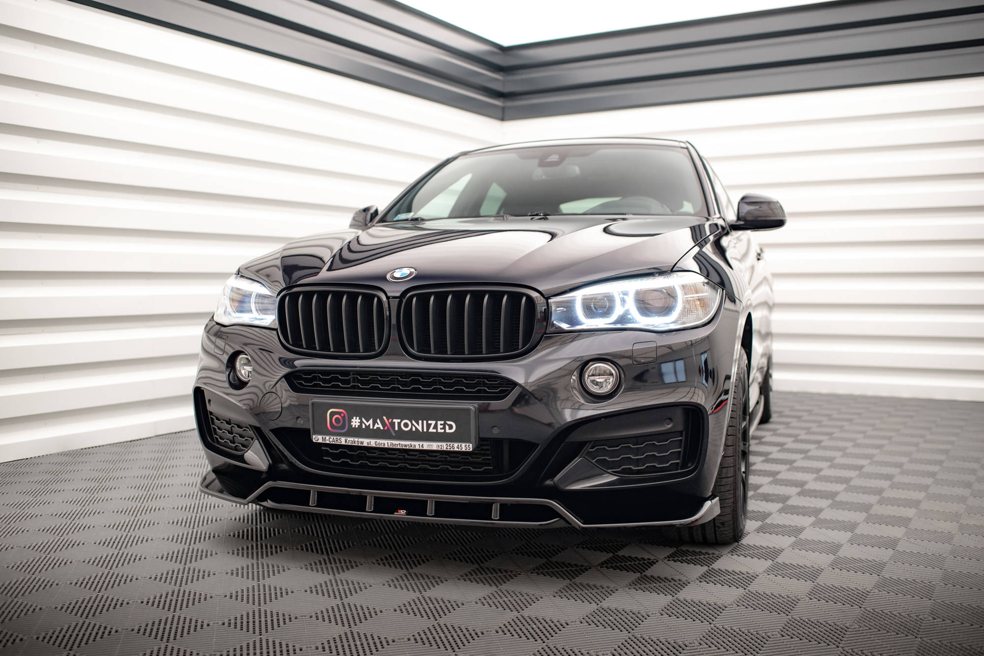 Maxton Design - Frontlippe V2 für BMW X6 M - Paket F16 - Aerowerk.