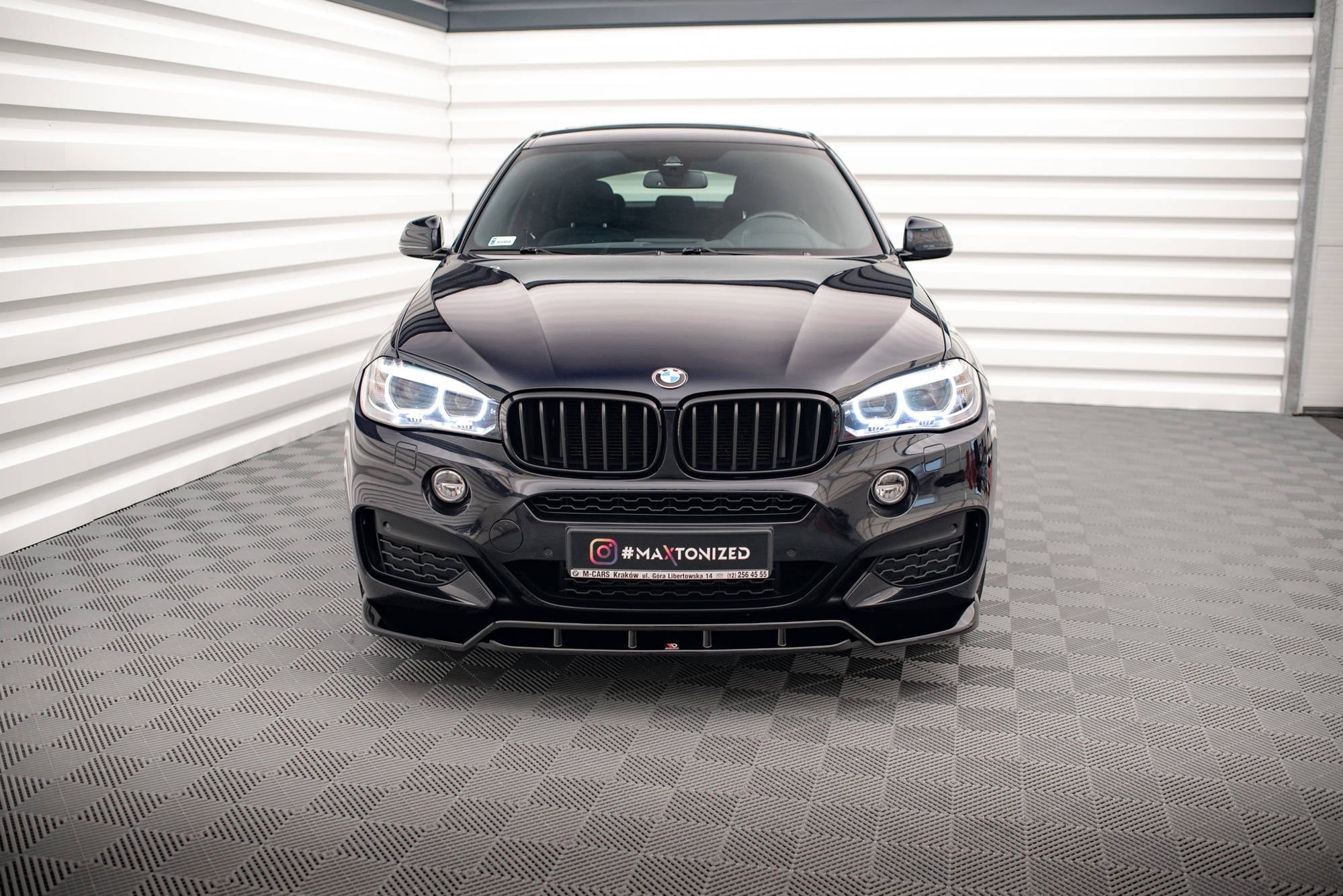 Maxton Design - Frontlippe V2 für BMW X6 M - Paket F16 - Aerowerk.