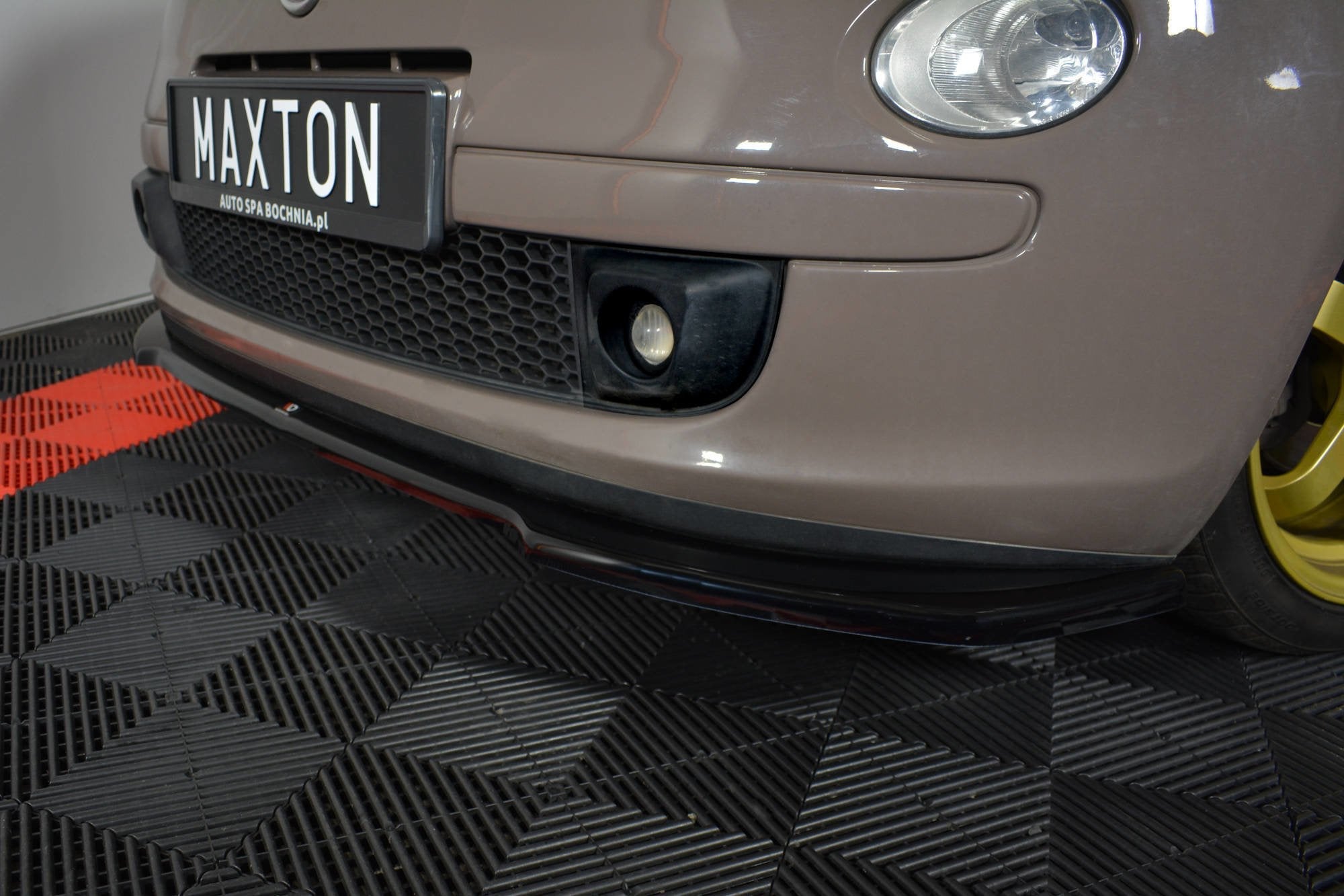 Maxton Design - Frontlippe V2 für FIAT 500 HATCHBACK vor Facelift - Aerowerk.