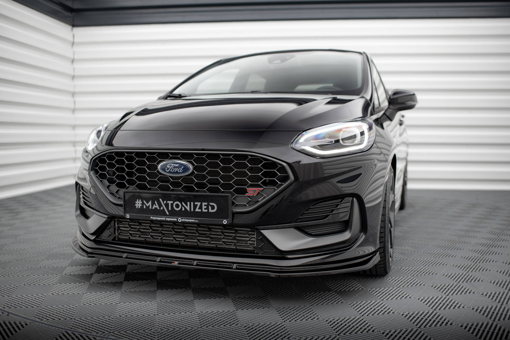 Maxton Design - Frontlippe V2 für Ford Fiesta ST / ST - line Mk8 Facelift - Aerowerk.