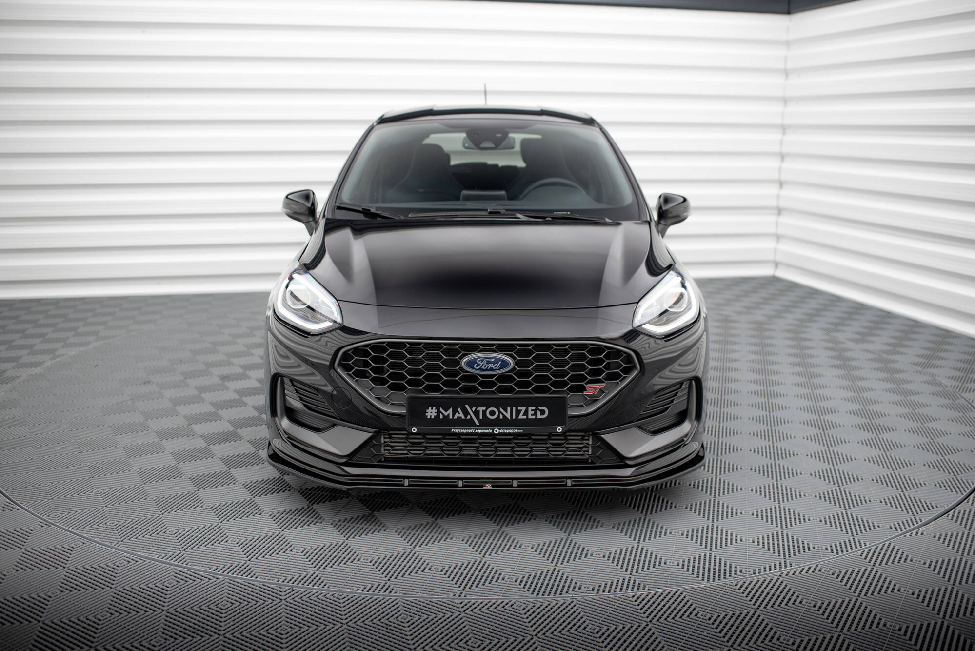 Maxton Design - Frontlippe V2 für Ford Fiesta ST / ST - line Mk8 Facelift - Aerowerk.
