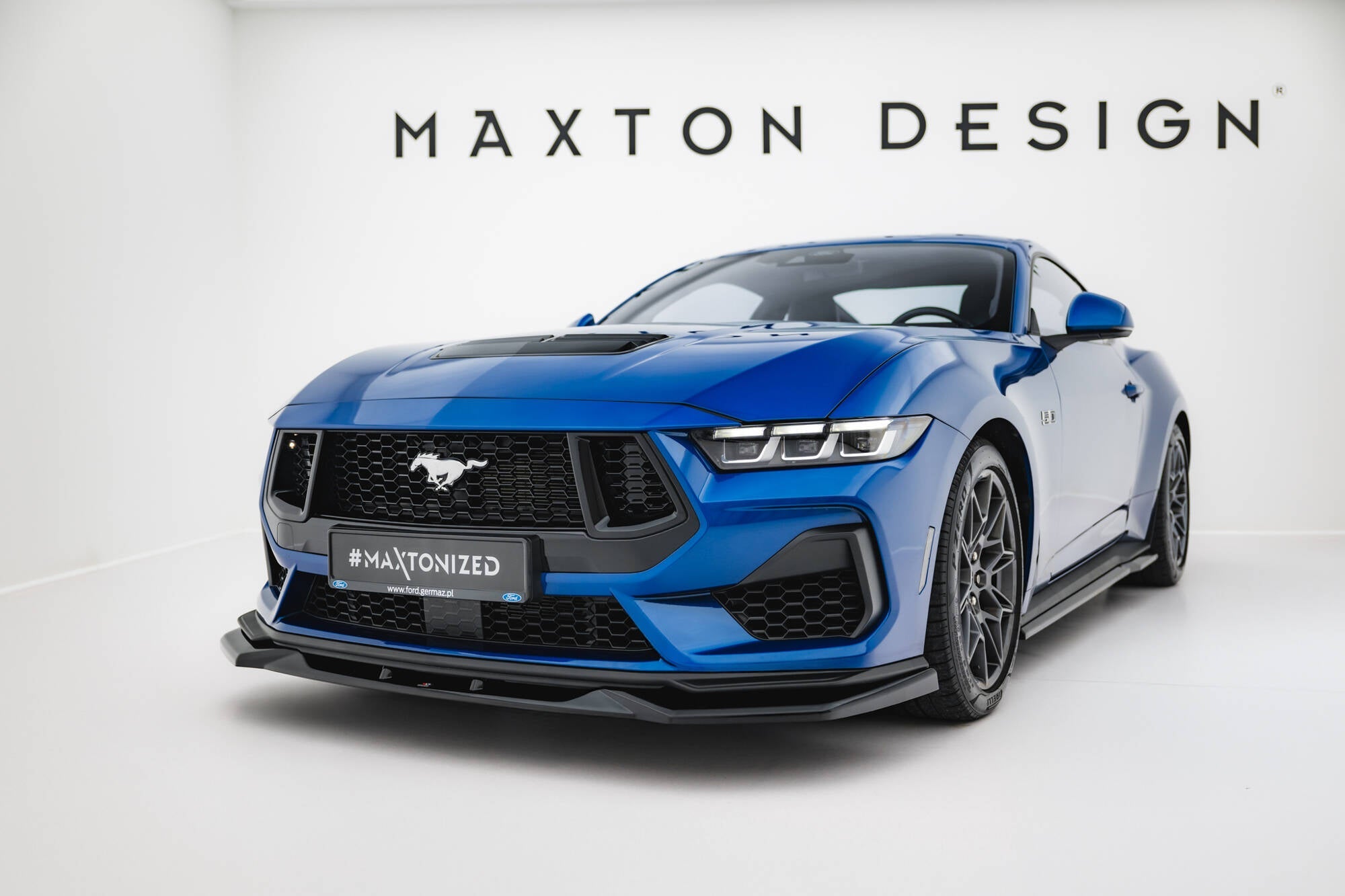 Maxton Design - Frontlippe V2 für Ford Mustang GT Mk7 - Aerowerk.