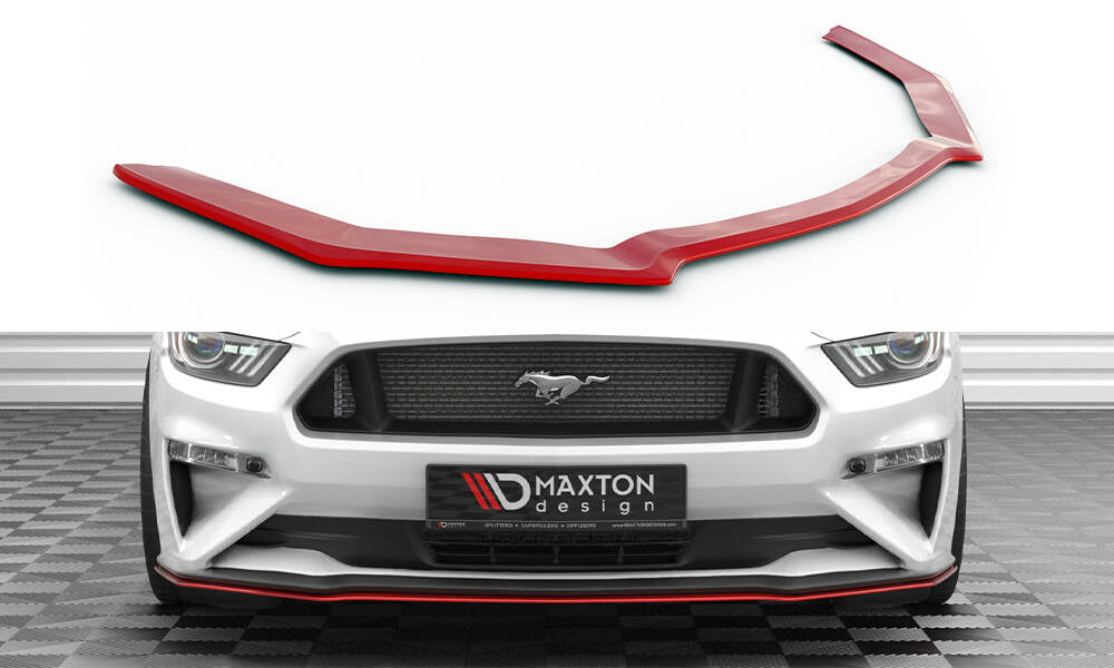 Maxton Design - Frontlippe V2 für Ford Mustang Mk6 Facelift - Aerowerk.