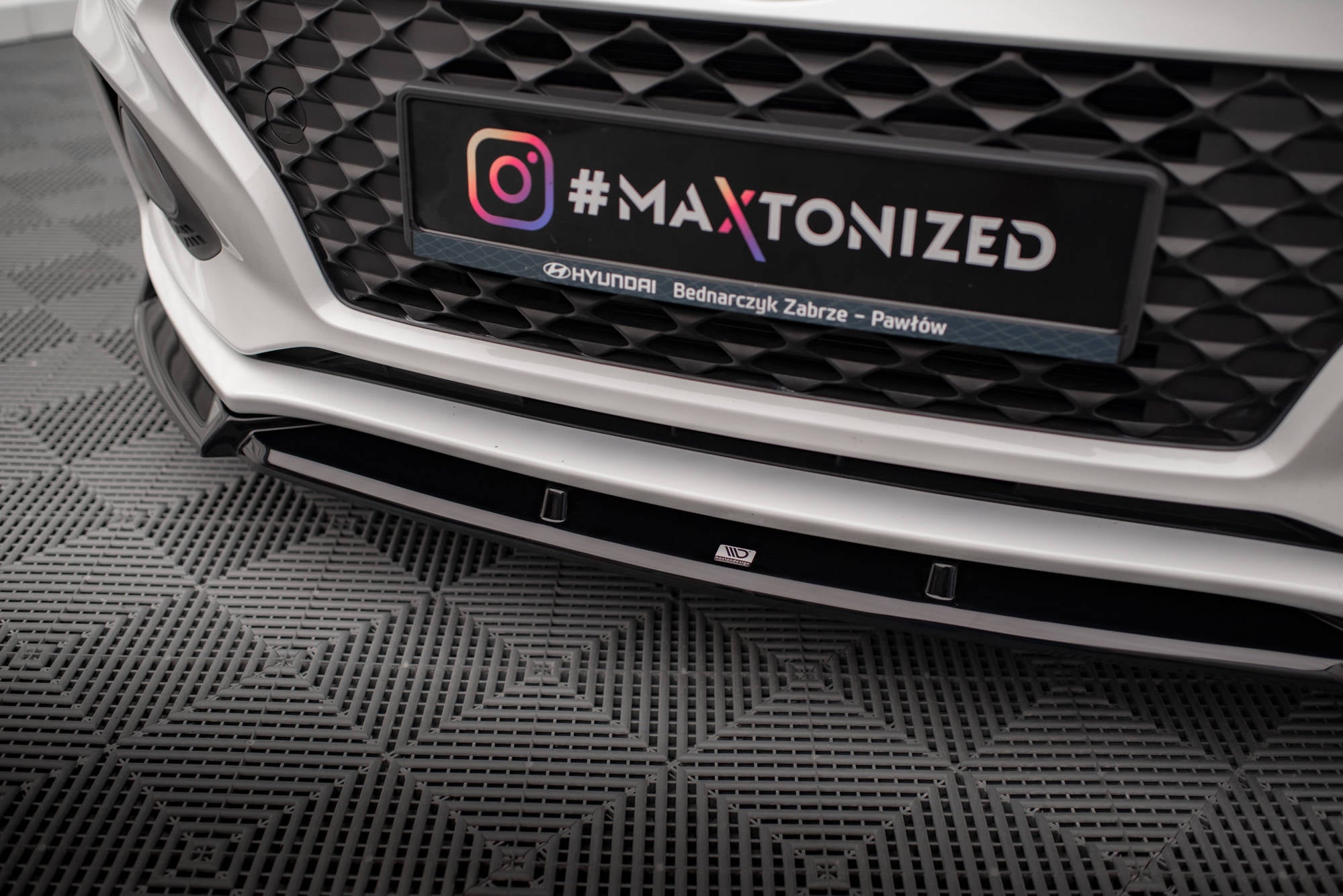 Maxton Design - Frontlippe V2 für Hyundai I20 Mk2 Facelift - Aerowerk.