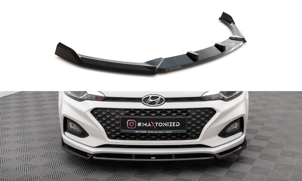 Maxton Design - Frontlippe V2 für Hyundai I20 Mk2 Facelift - Aerowerk.