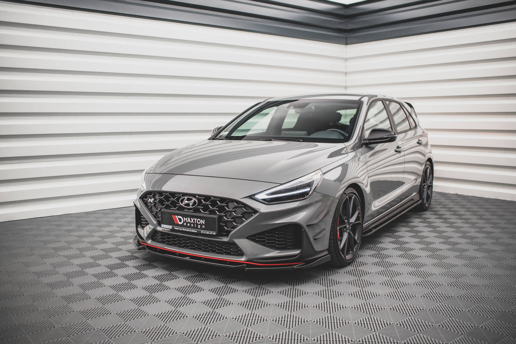Maxton Design - Frontlippe V2 für Hyundai I30 N / I30 N - Line Hatchback/Fastback Mk3 Facelift - Aerowerk.