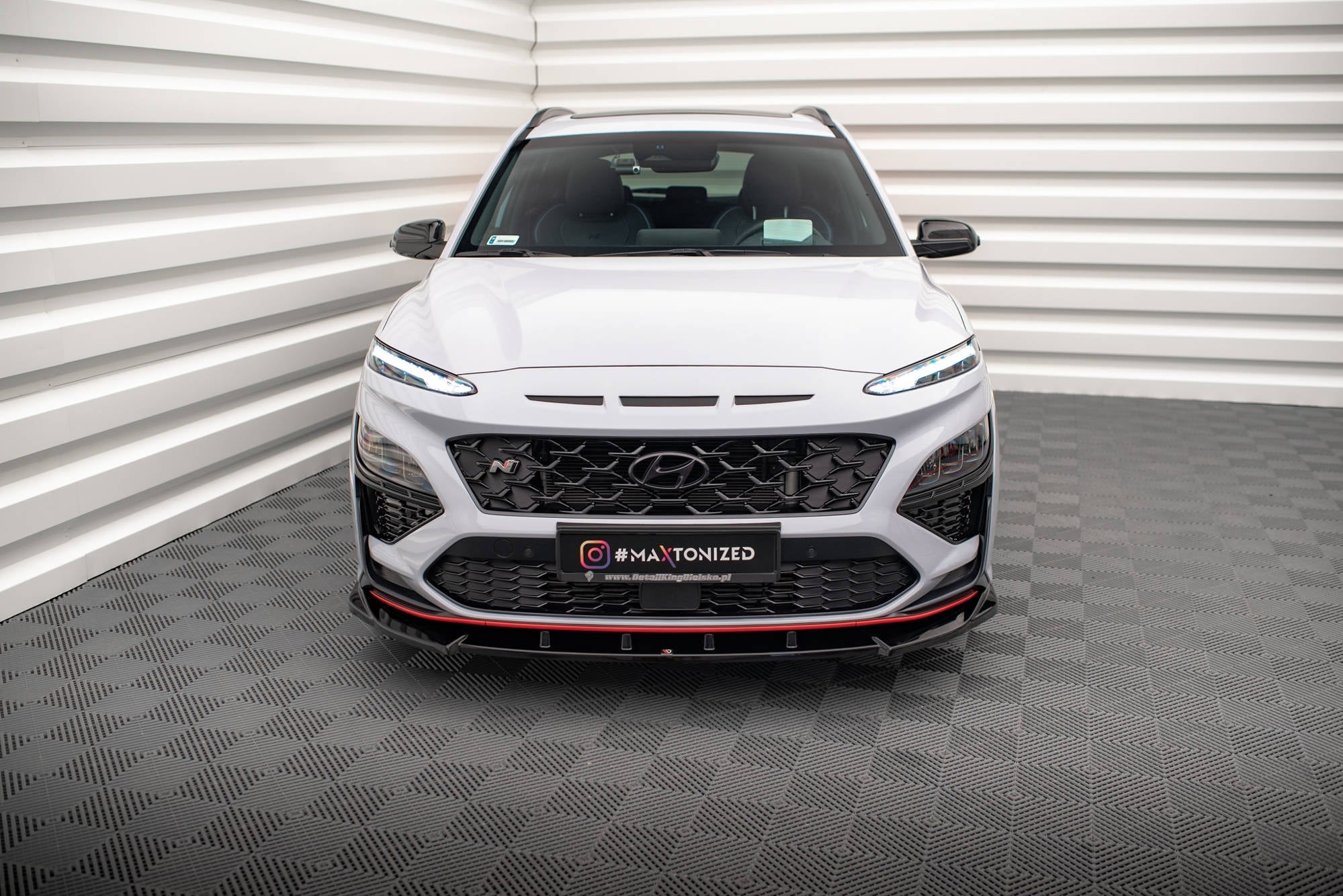 Maxton Design - Frontlippe V2 für Hyundai Kona N Mk1 - Aerowerk.