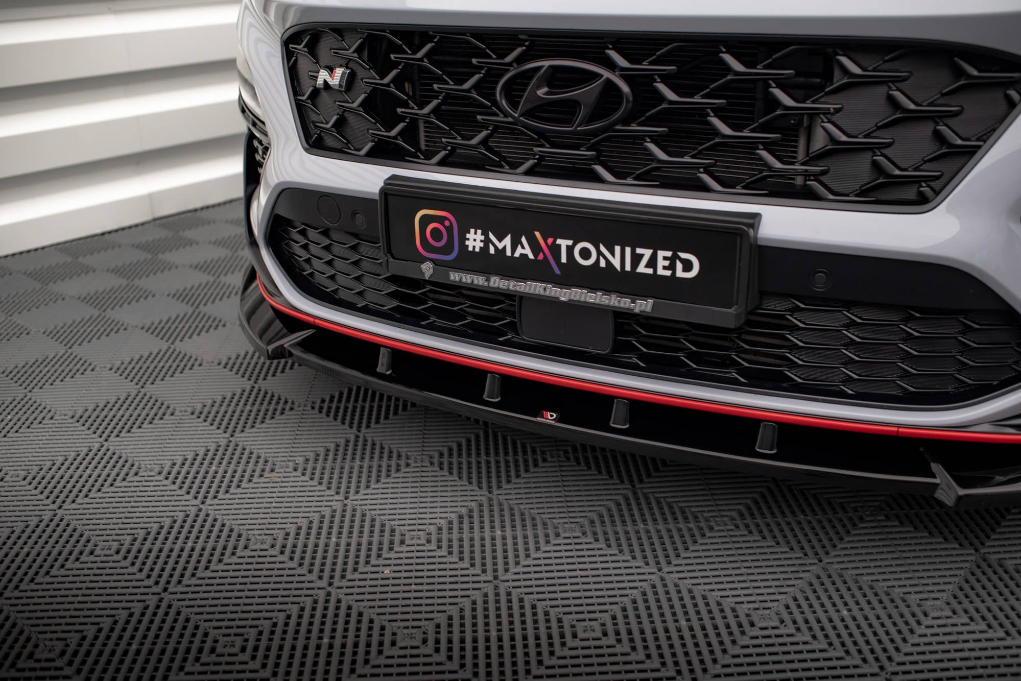 Maxton Design - Frontlippe V2 für Hyundai Kona N Mk1 - Aerowerk.