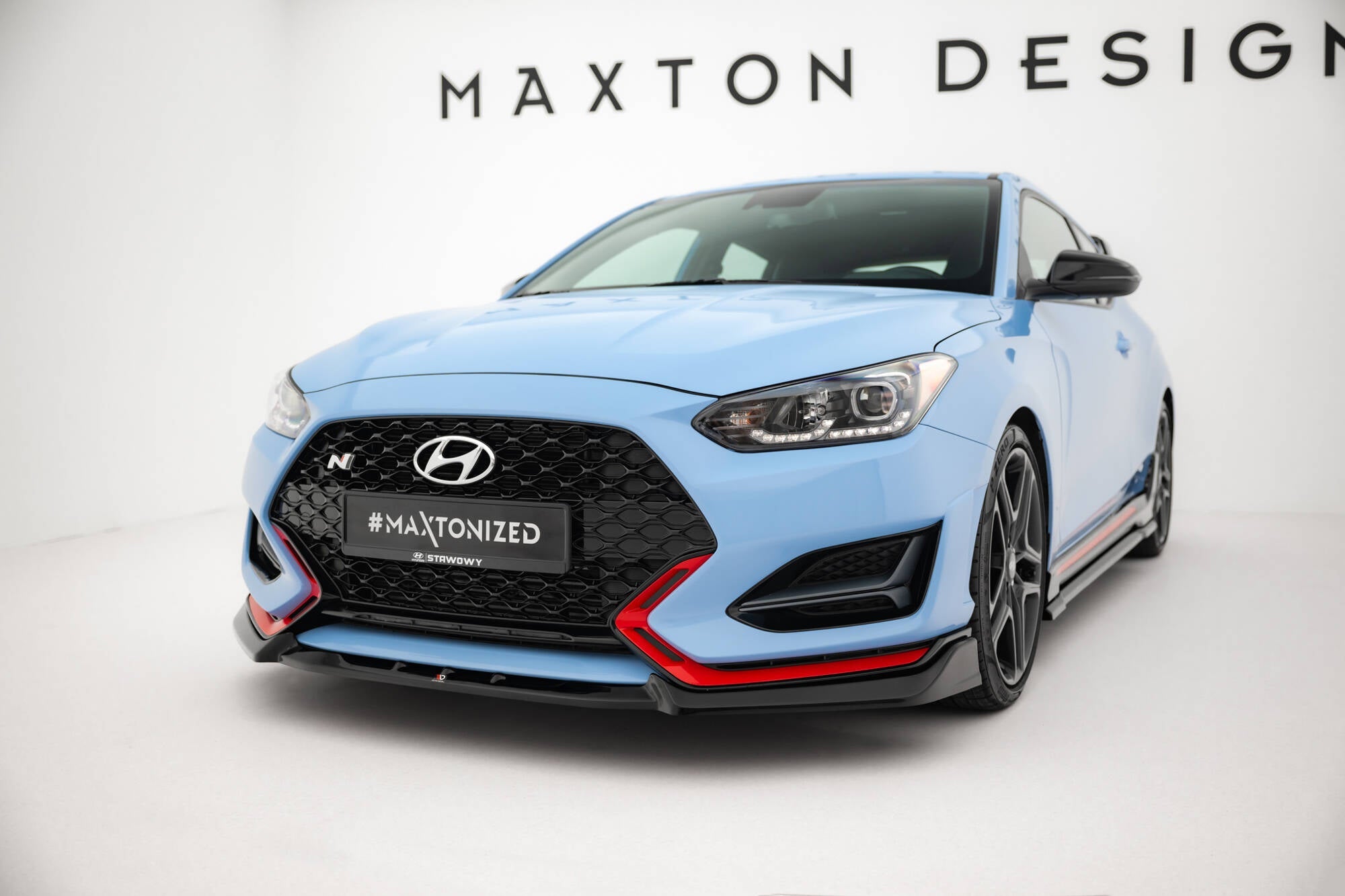 Maxton Design - Frontlippe V2 für Hyundai Veloster N Mk2 - Aerowerk.