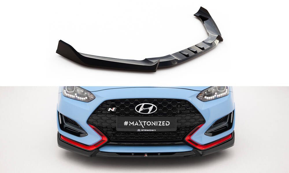 Maxton Design - Frontlippe V2 für Hyundai Veloster N Mk2 - Aerowerk.