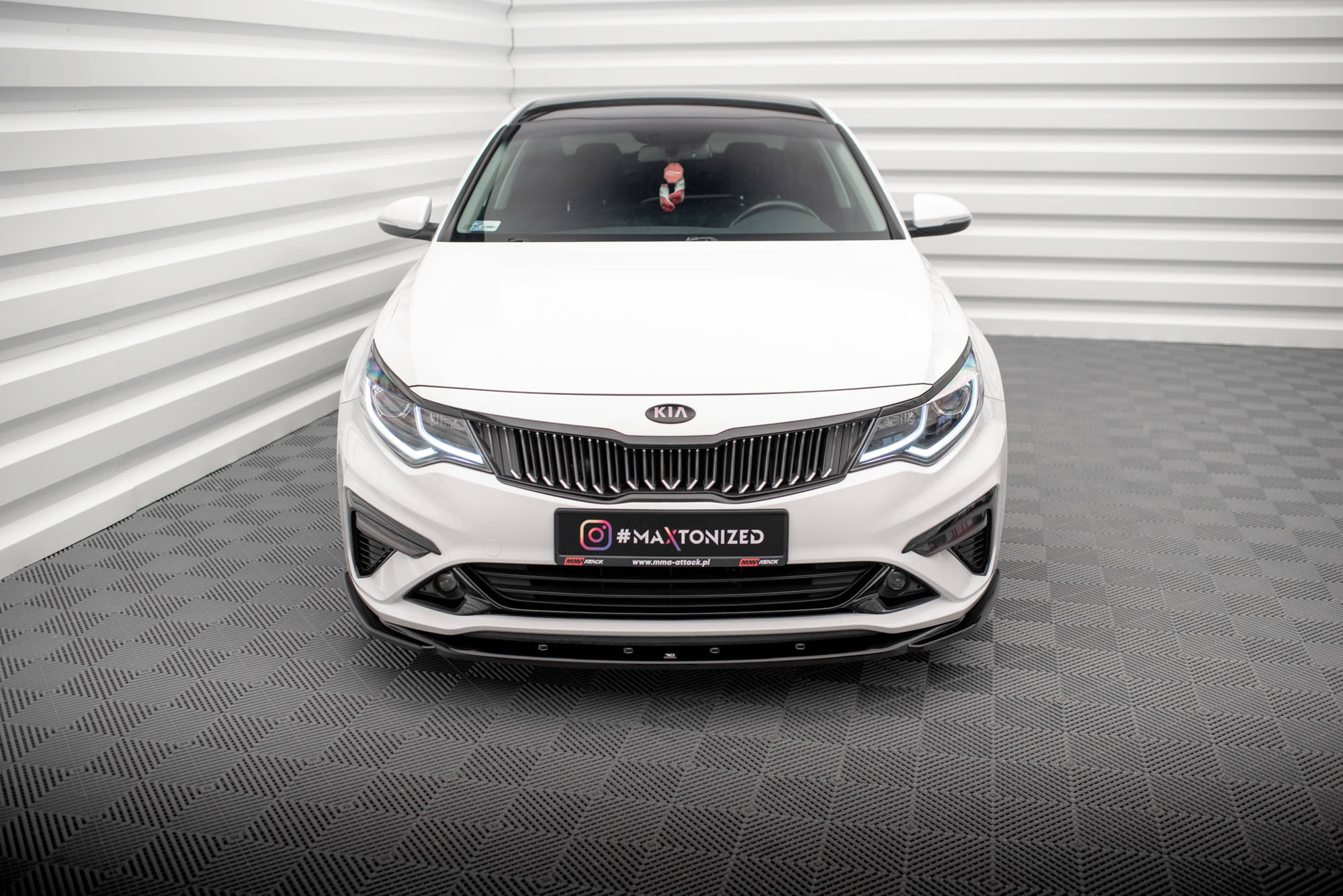 Maxton Design - Frontlippe V2 für Kia Optima Mk4 Facelift - Aerowerk.