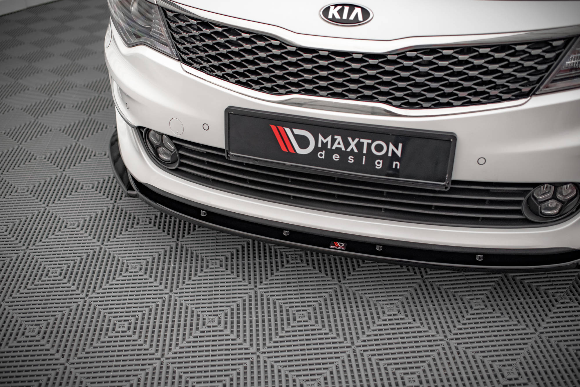 Maxton Design - Frontlippe V2 für Kia Optima Mk4 - Aerowerk.
