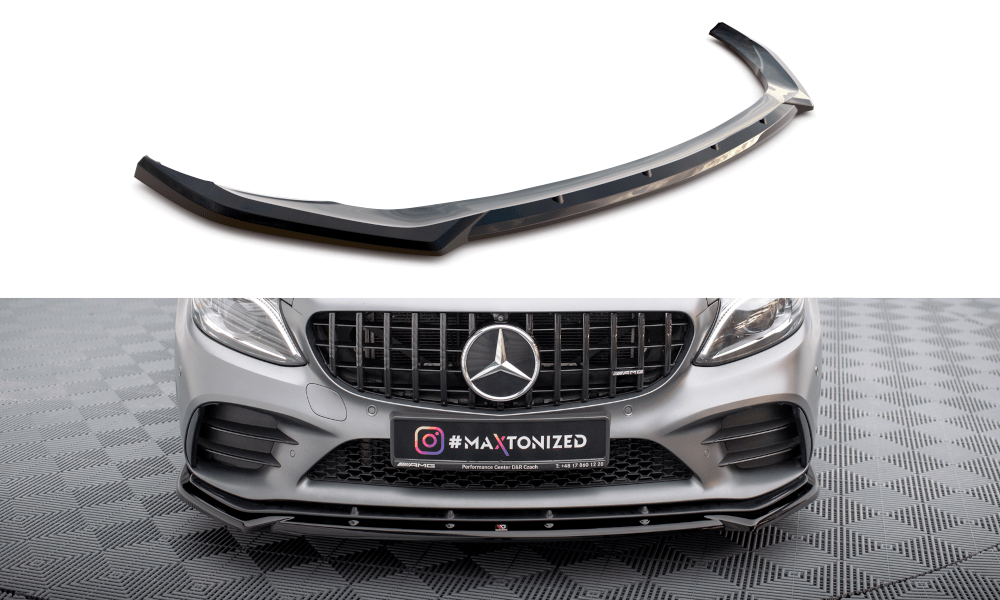 Maxton Design - Frontlippe V2 für Mercedes - AMG C43 Coupe / Cabrio / Limousine / Kombi C205 / A205 / W205 / S205 Facelift - Aerowerk.
